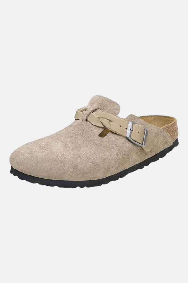 BIRKENSTOCK Sabot boston braided in suede