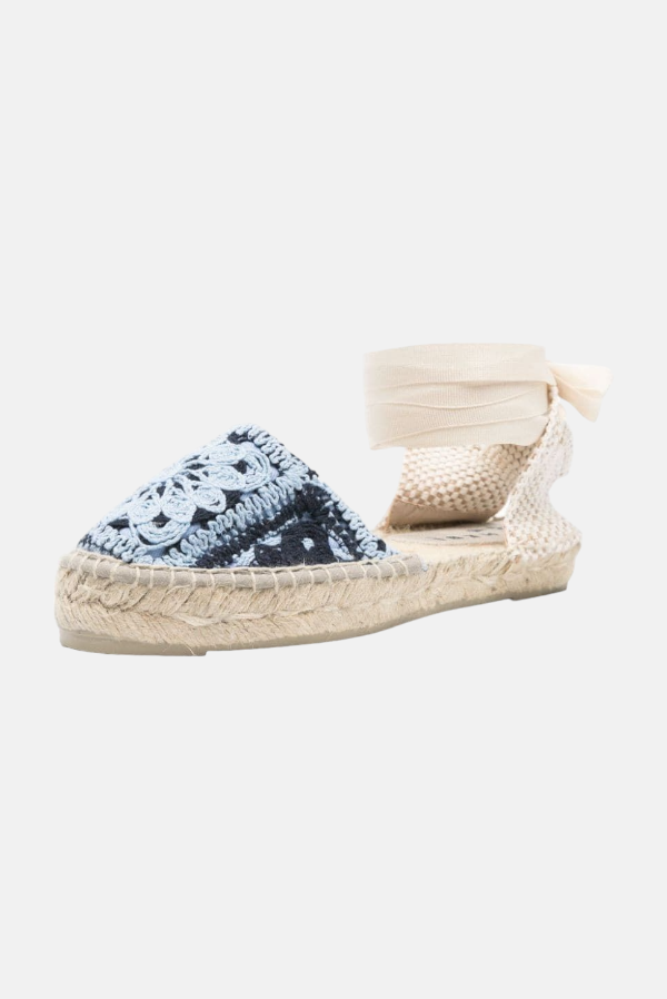 MANEBI espadrillas in cotone macramè