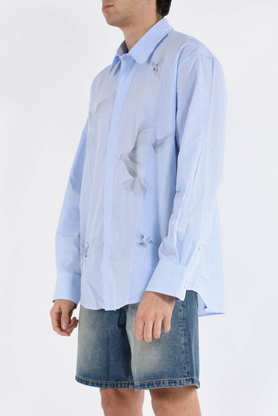 camicia in cotone freedom doves