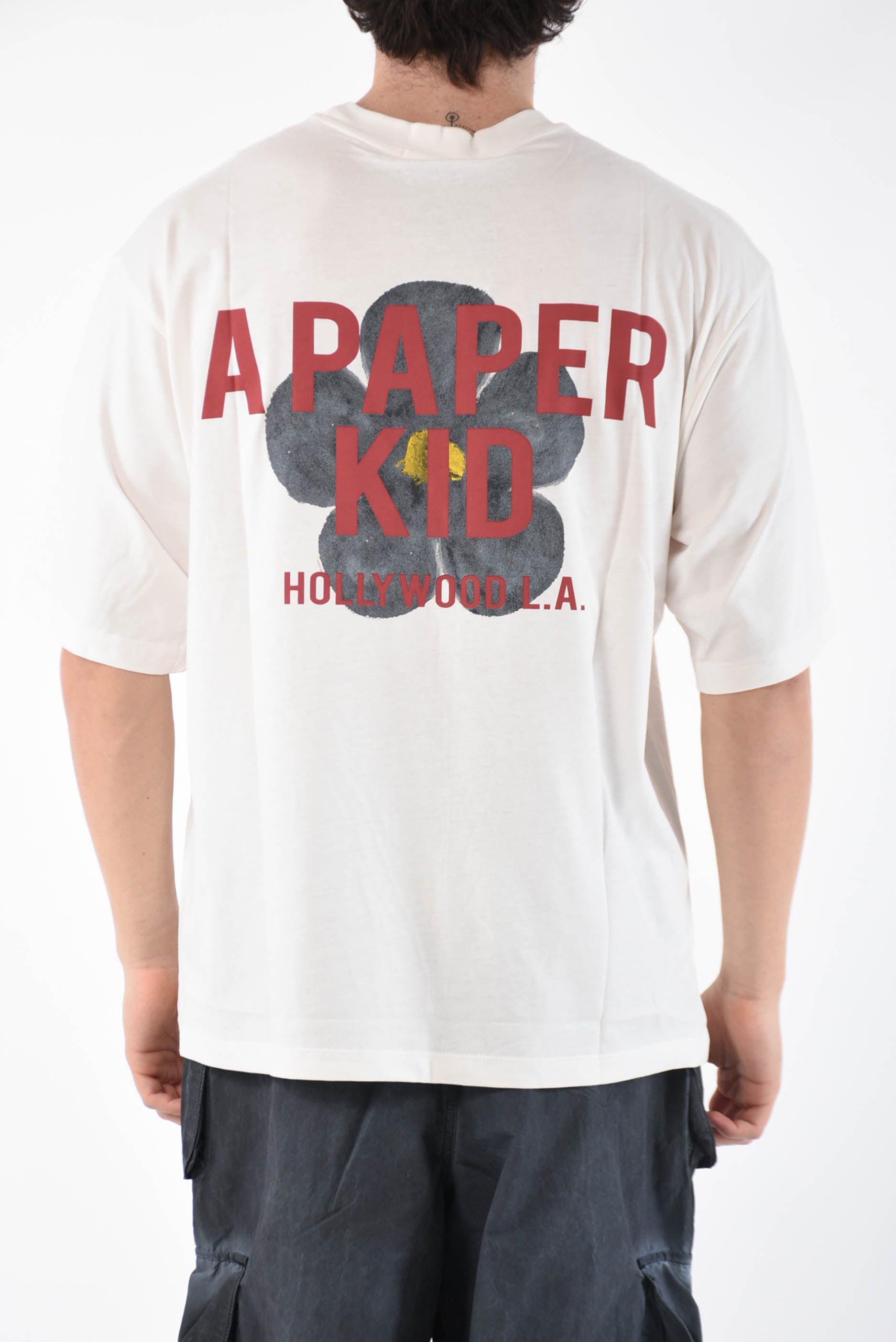 A PAPER KID T-shirt in cotone