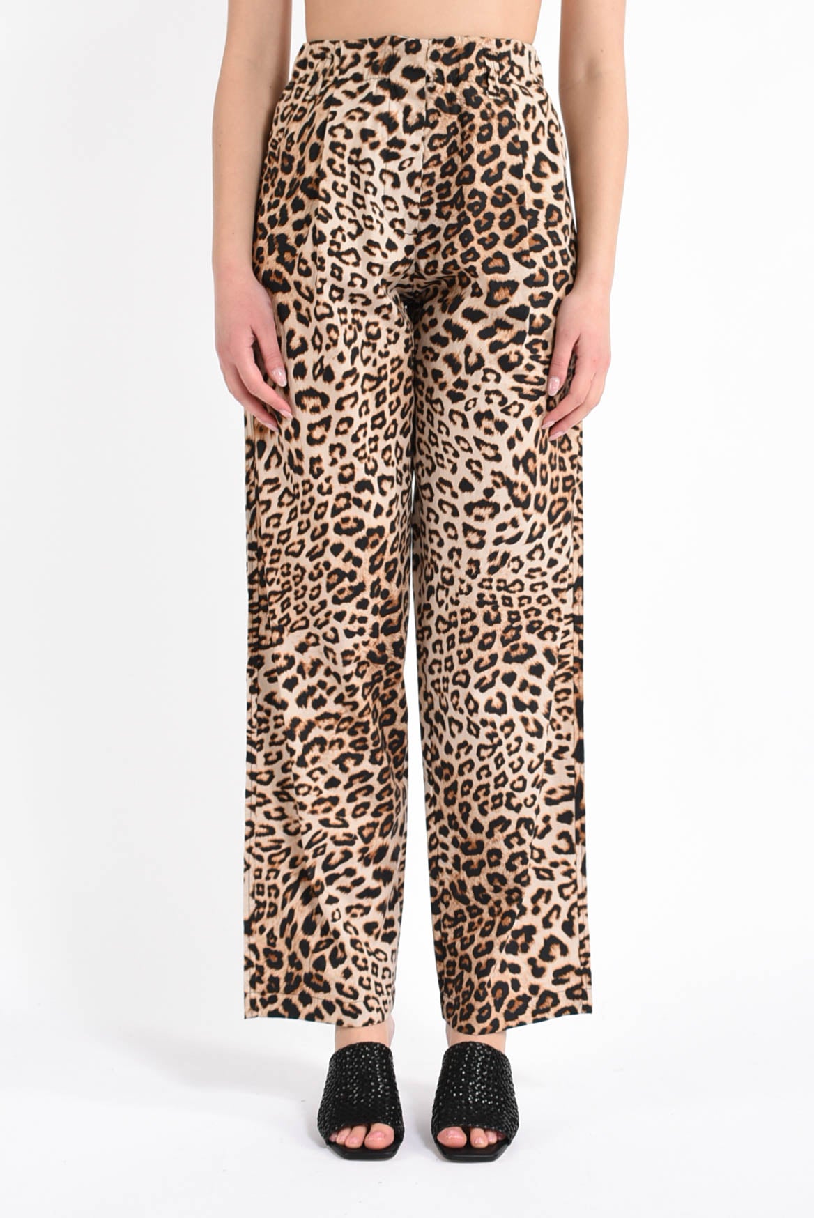 pantaloni stampa animalier