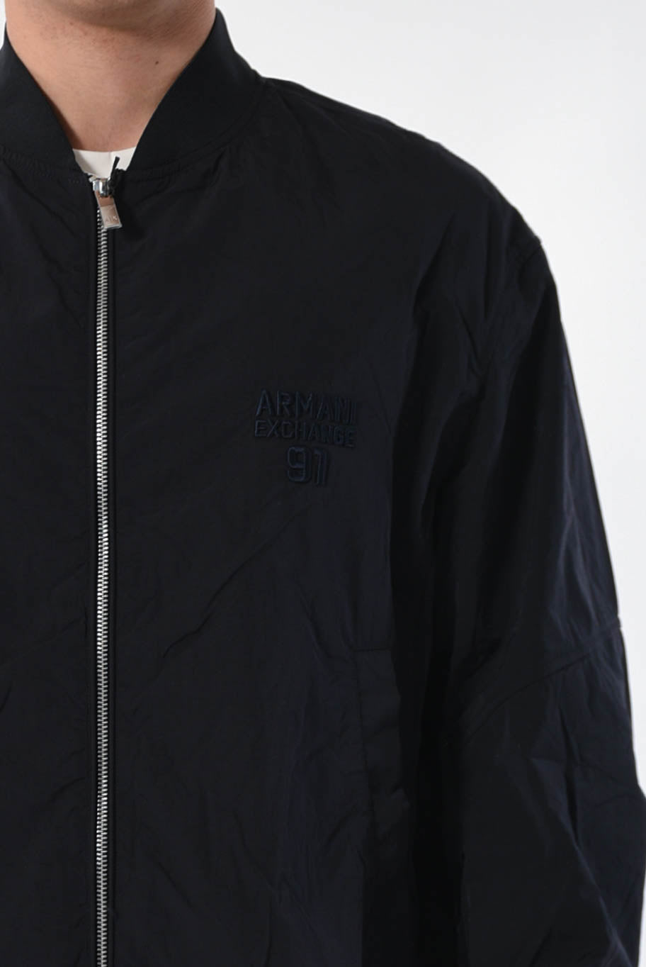 ARMANI EXCHANGE Bomber in crinkle