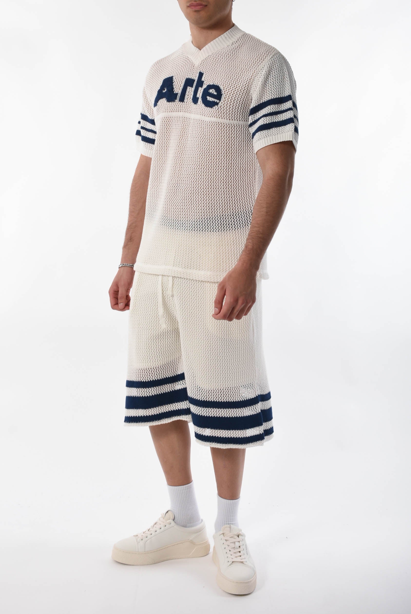 ARTE Bermuda shane knit stripe