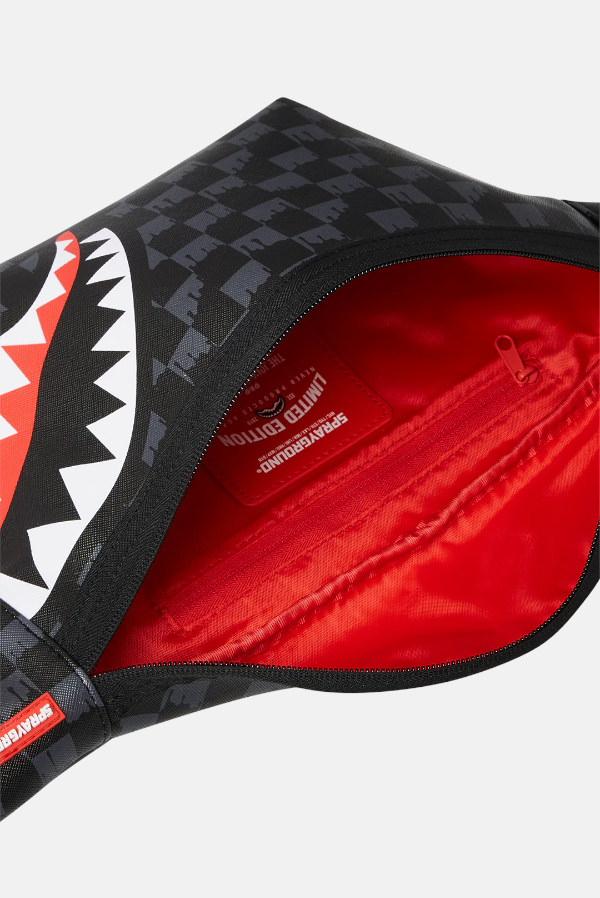 SPRAYGROUND Marsupio drip check shark