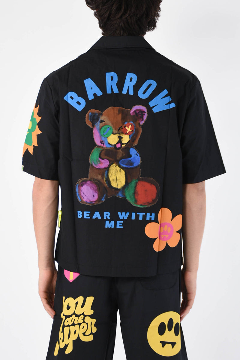 BARROW camicia bowling multicolor