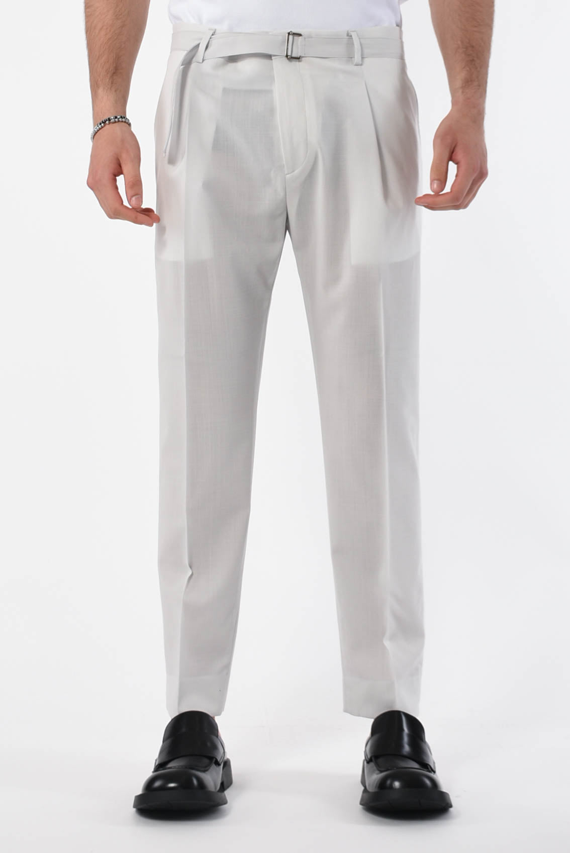 BEABLE CONCEPT Pantaloni andy in fresco lana