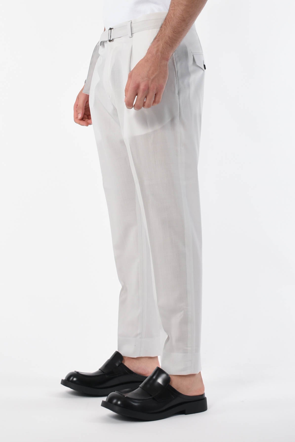 BEABLE CONCEPT Pantaloni andy in fresco lana