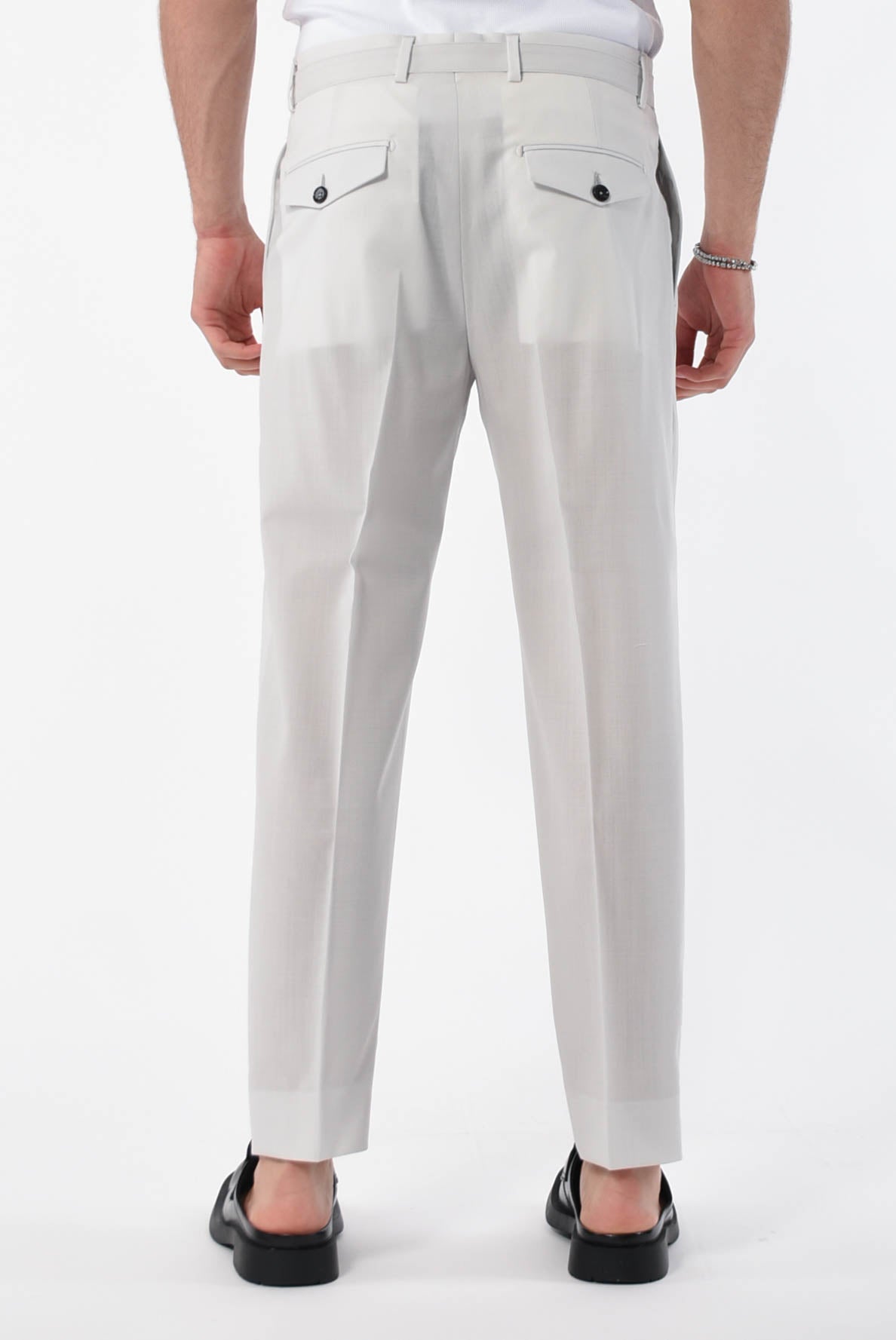 BEABLE CONCEPT Pantaloni andy in fresco lana