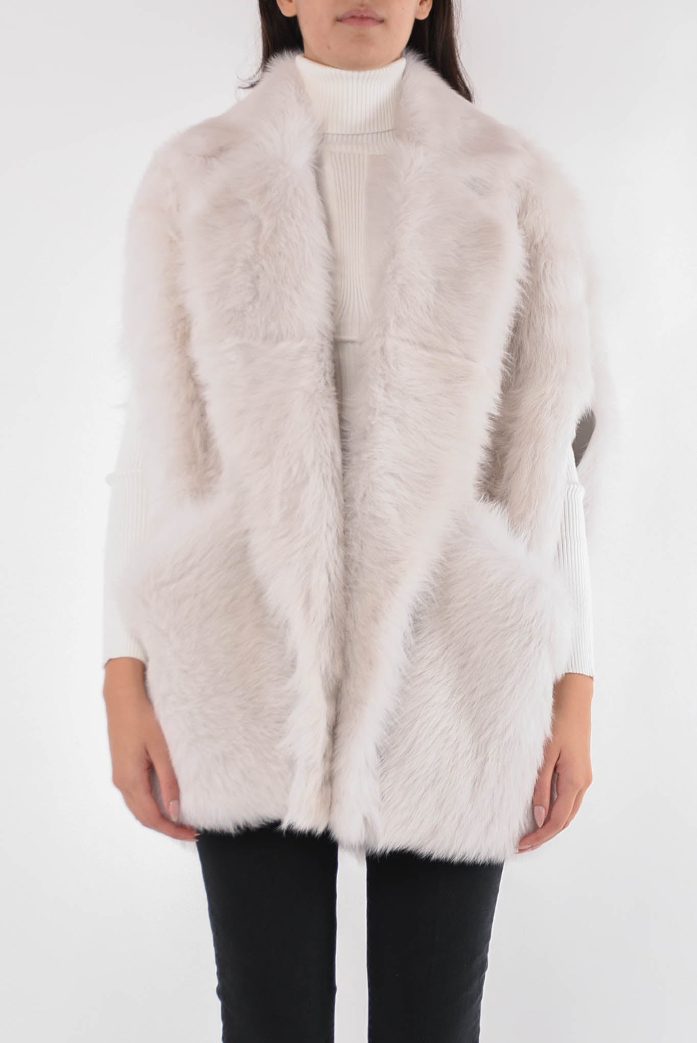 BLANCHA gilet in volpe