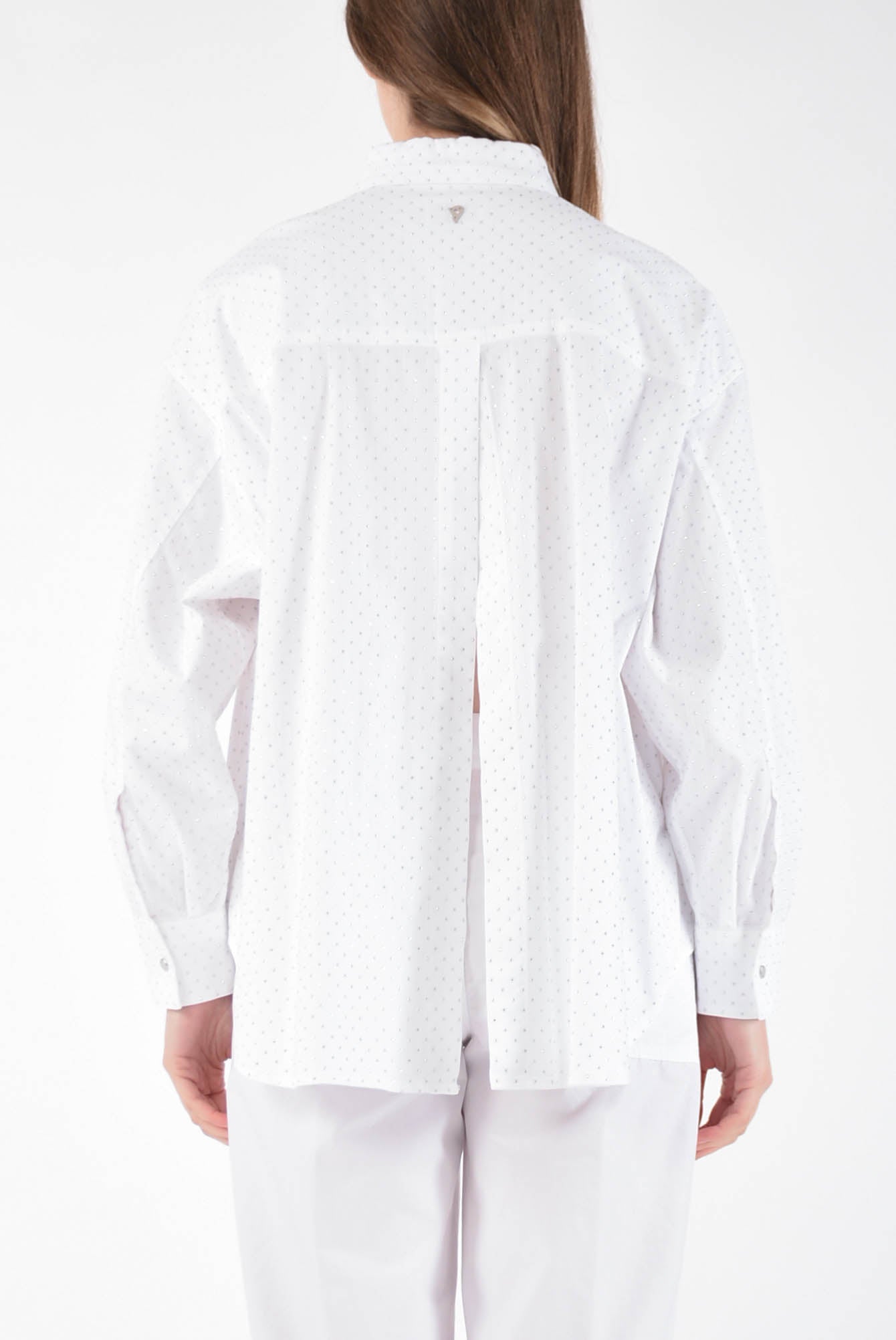 DONDUP camicia con microborchie