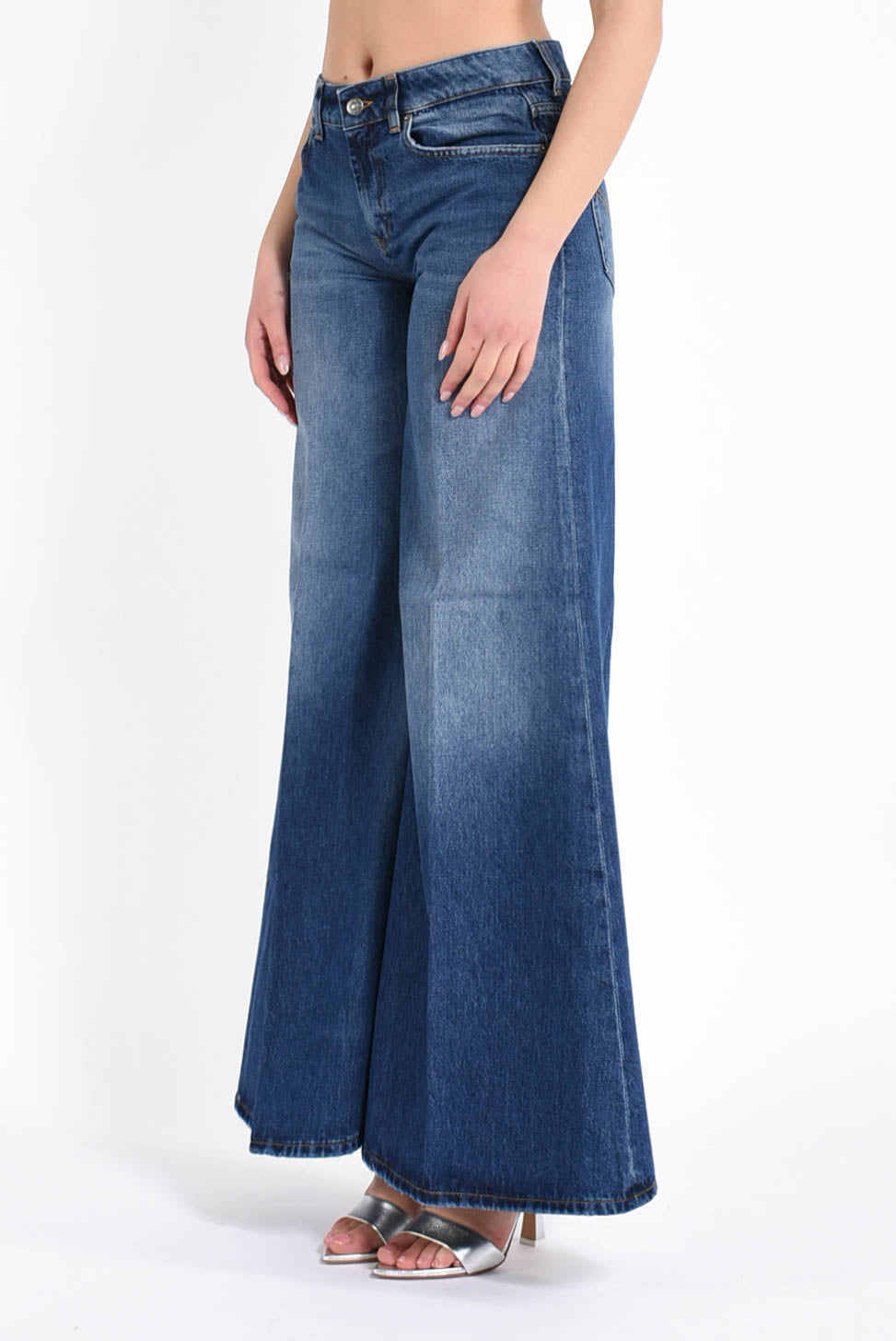 jeans wide leg modello marlen