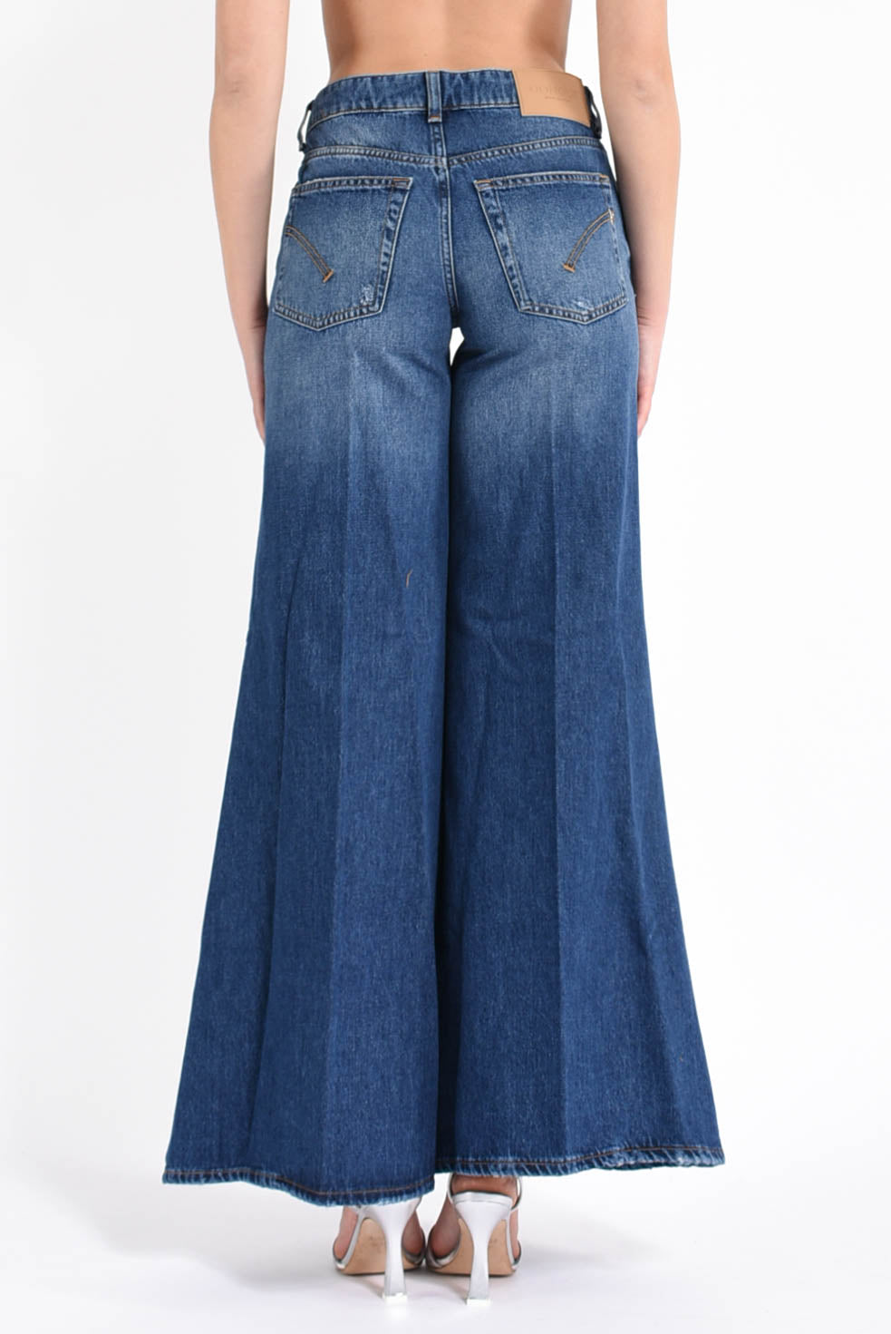 jeans wide leg modello marlen