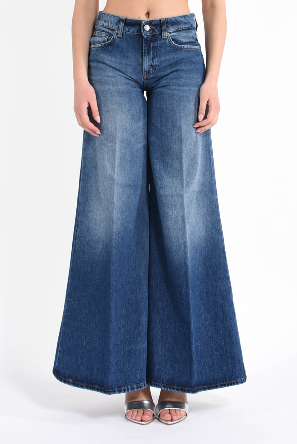 jeans wide leg modello marlen