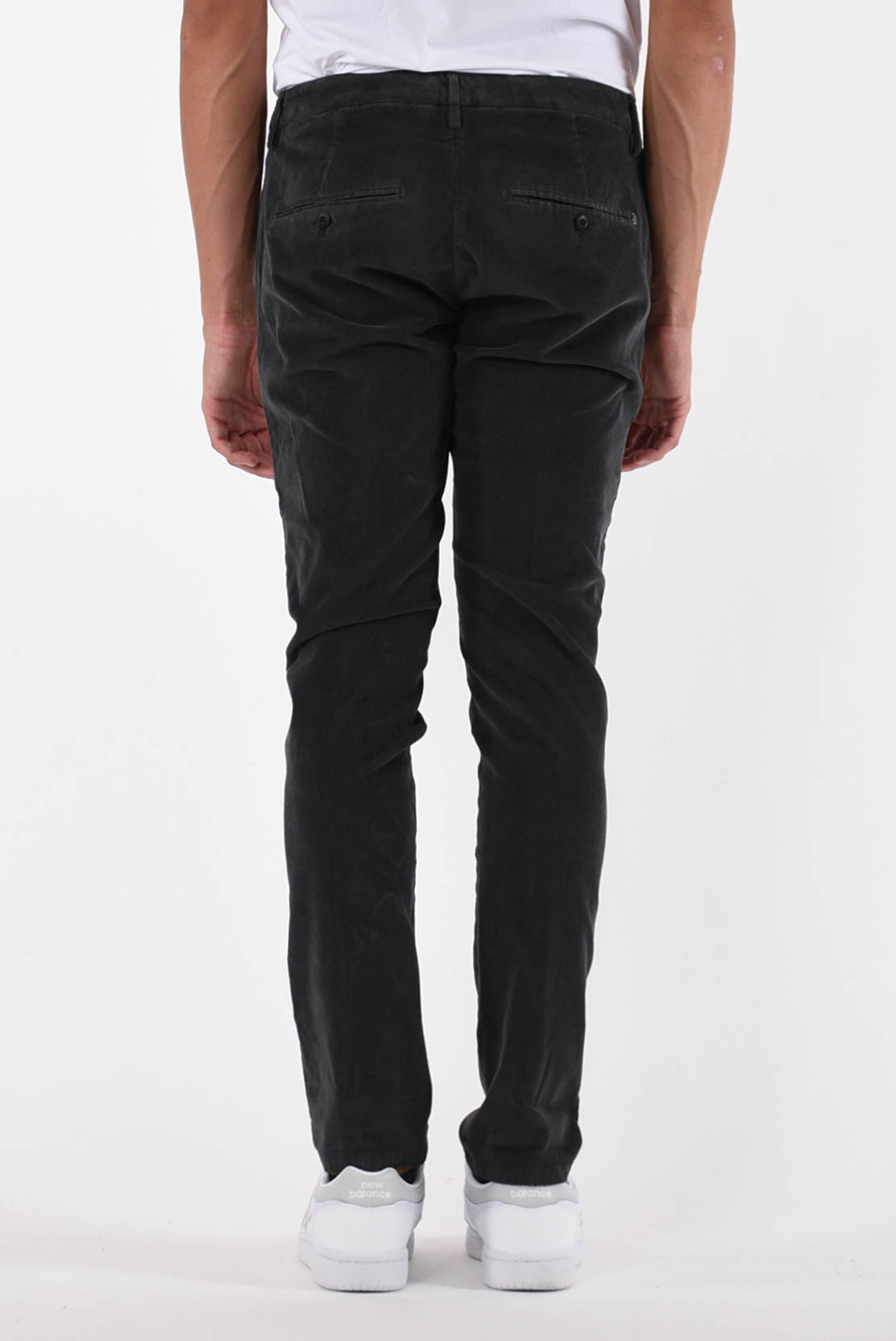 DONDUP Pantaloni gaubert in cotone