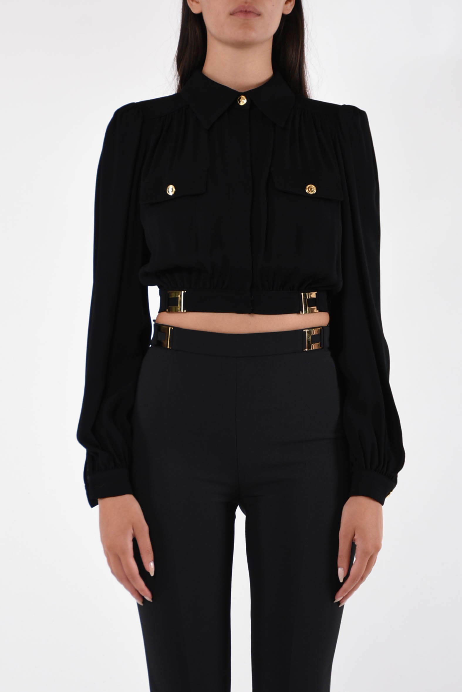 ELISABETTA FRANCHI camicia crop