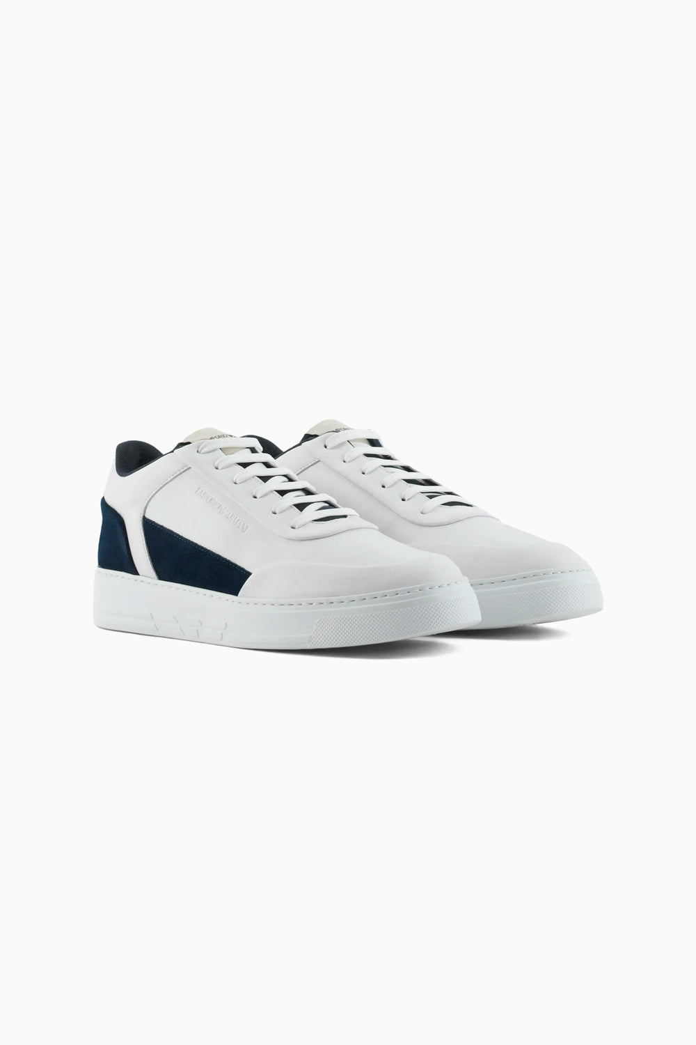 EMPORIO ARMANI Sneakers in pelle e suede