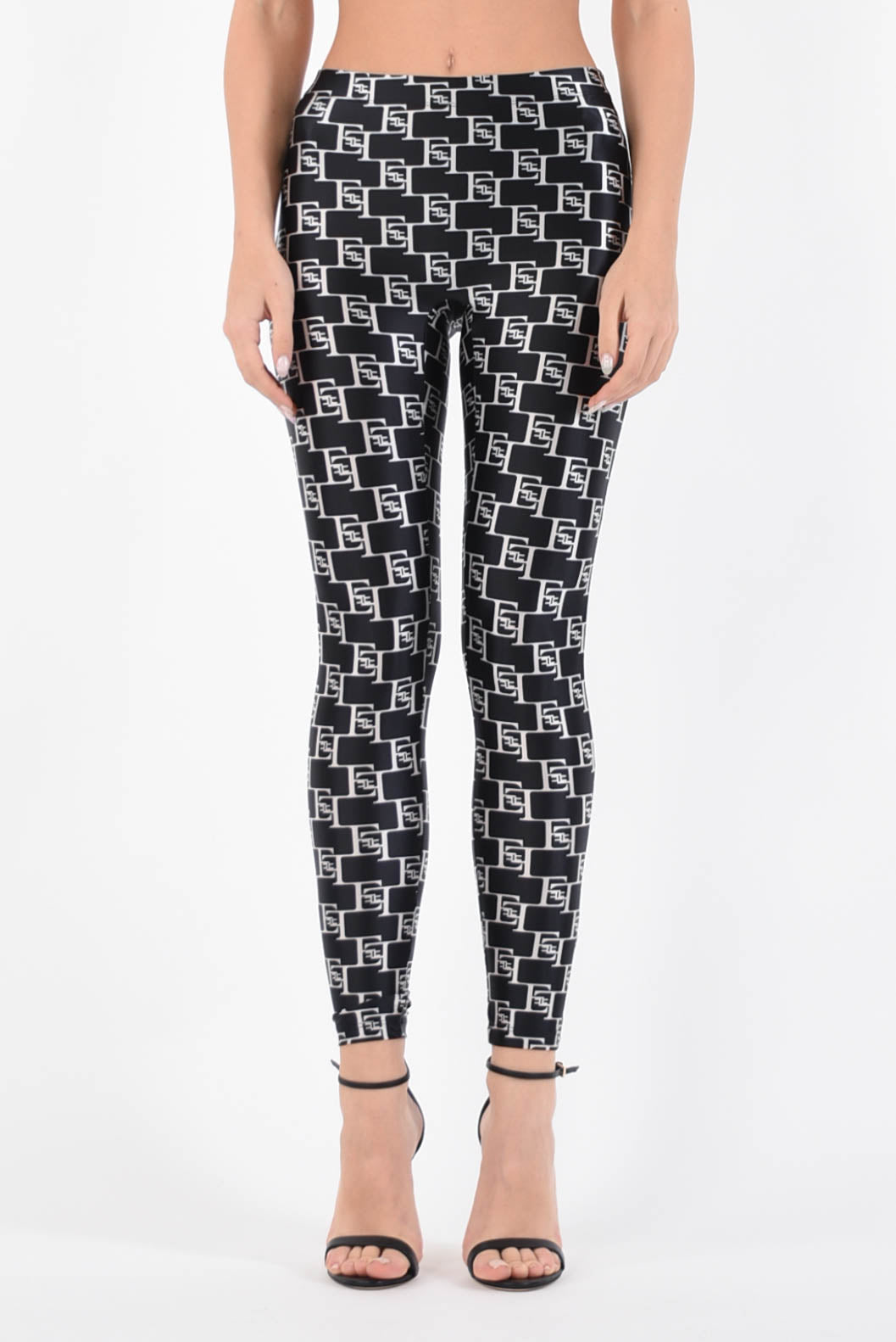 ELISABETTA FRANCHI leggings in lycra