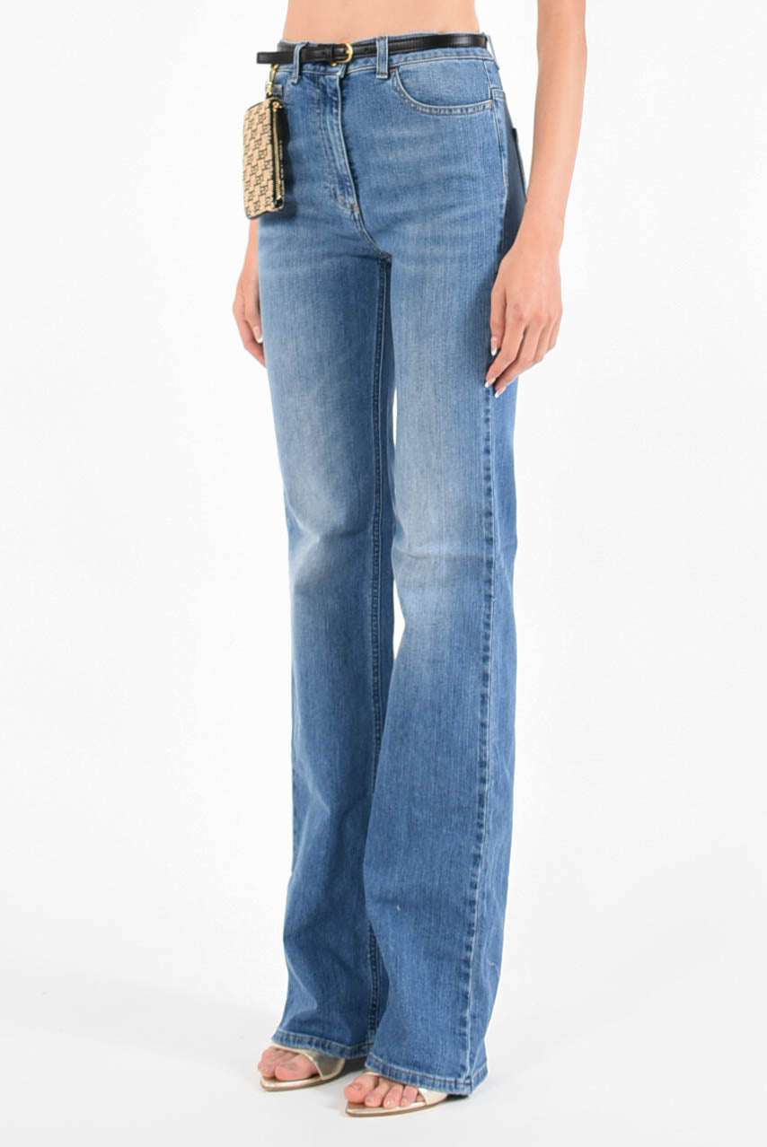 ELISABETTA FRANCHI jeans a zampa