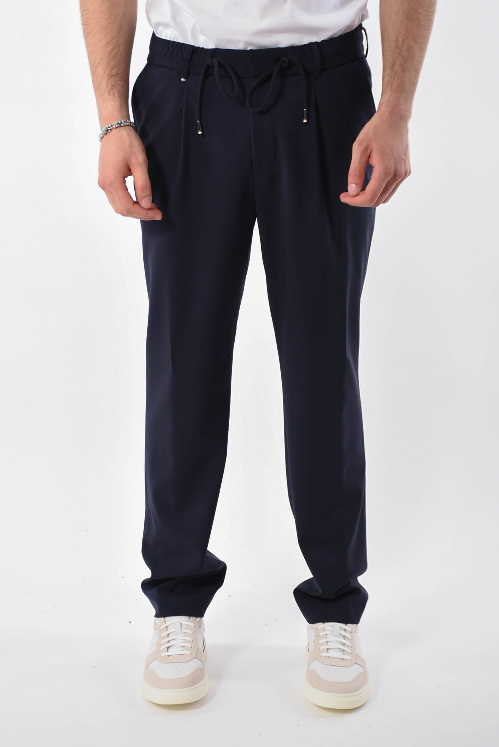 HUGO BOSS Pantaloni in fresco lana