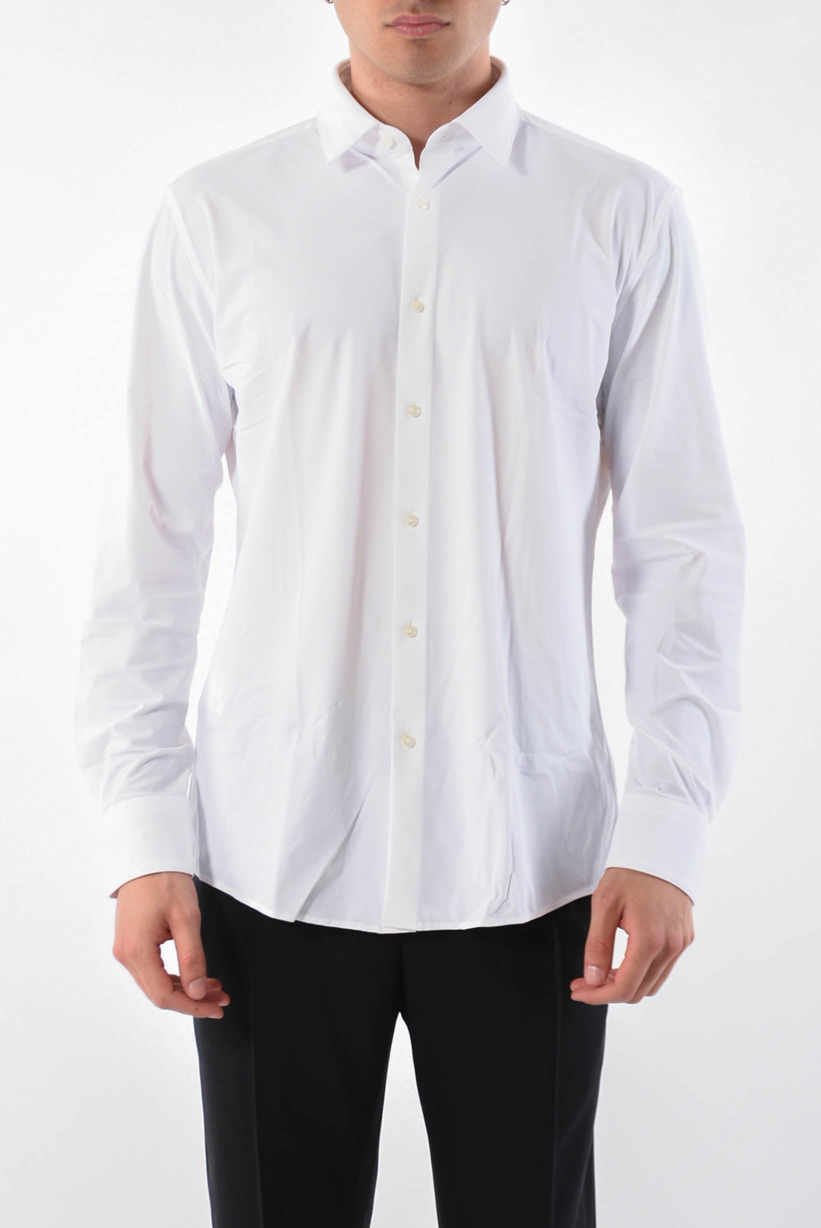 HUGO BOSS Camicia in tessuto strech