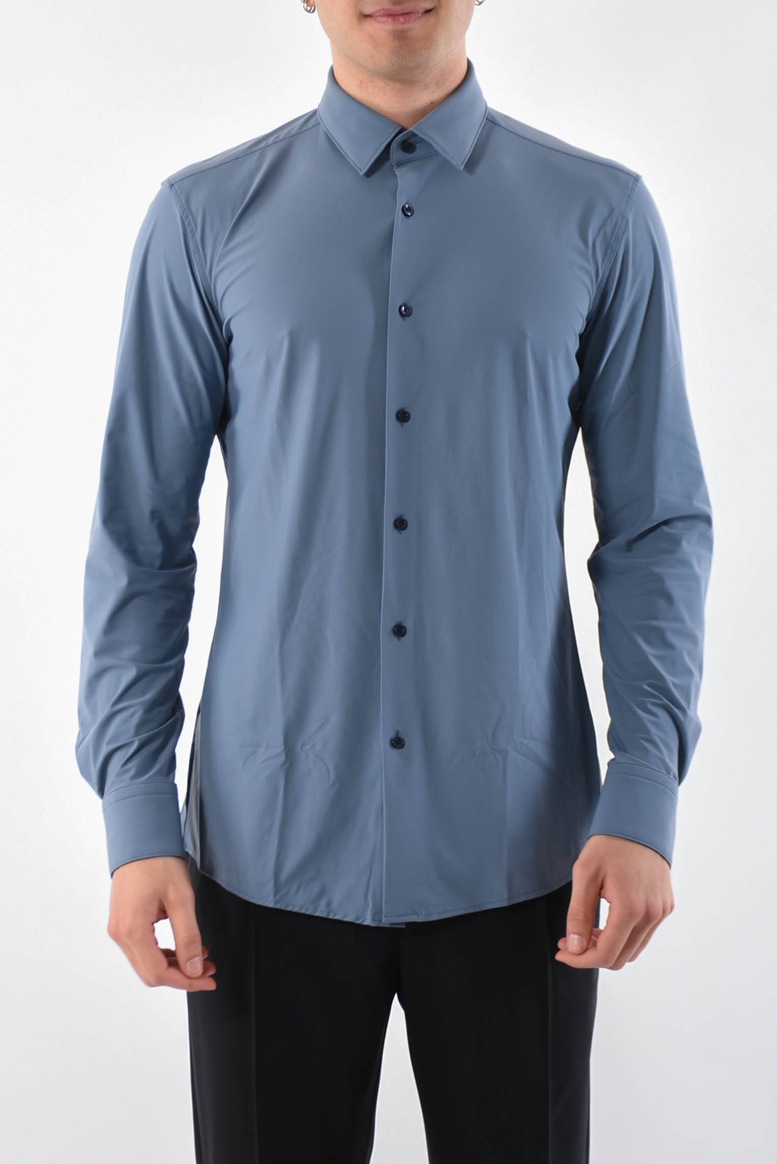 HUGO BOSS Camicia in tessuto strech