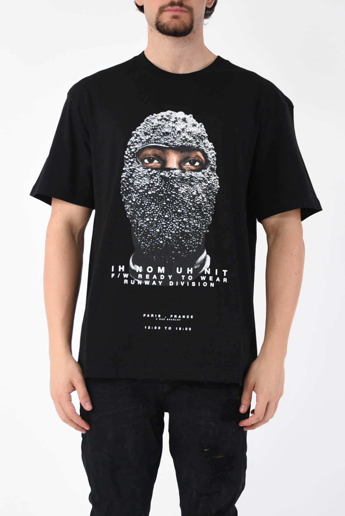 IH NOM UH NIT t-shirt whit mask black pearl