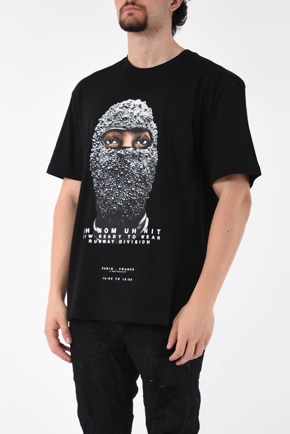 IH NOM UH NIT t-shirt whit mask black pearl