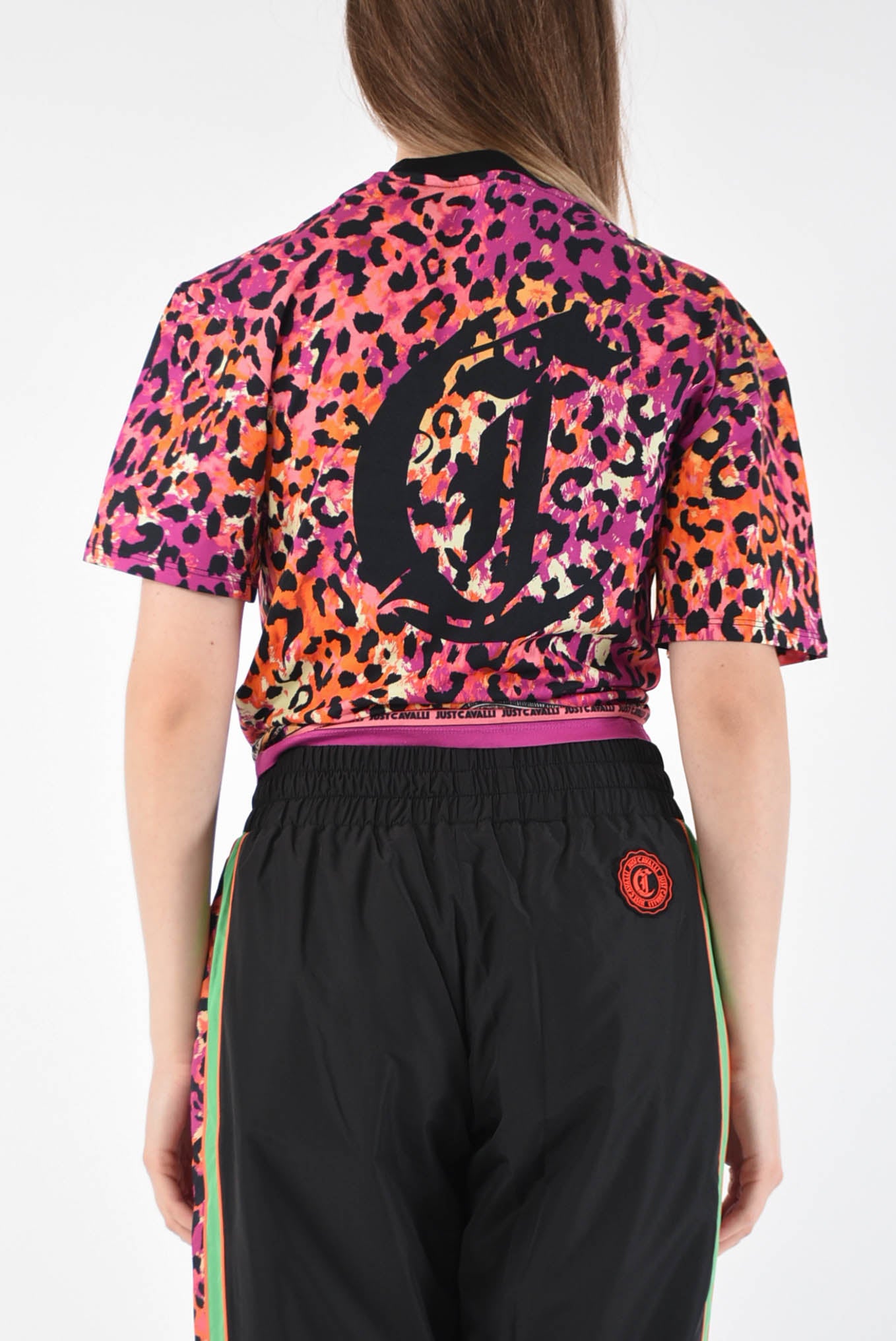 JUST CAVALLI t-shirt con stampa animalier