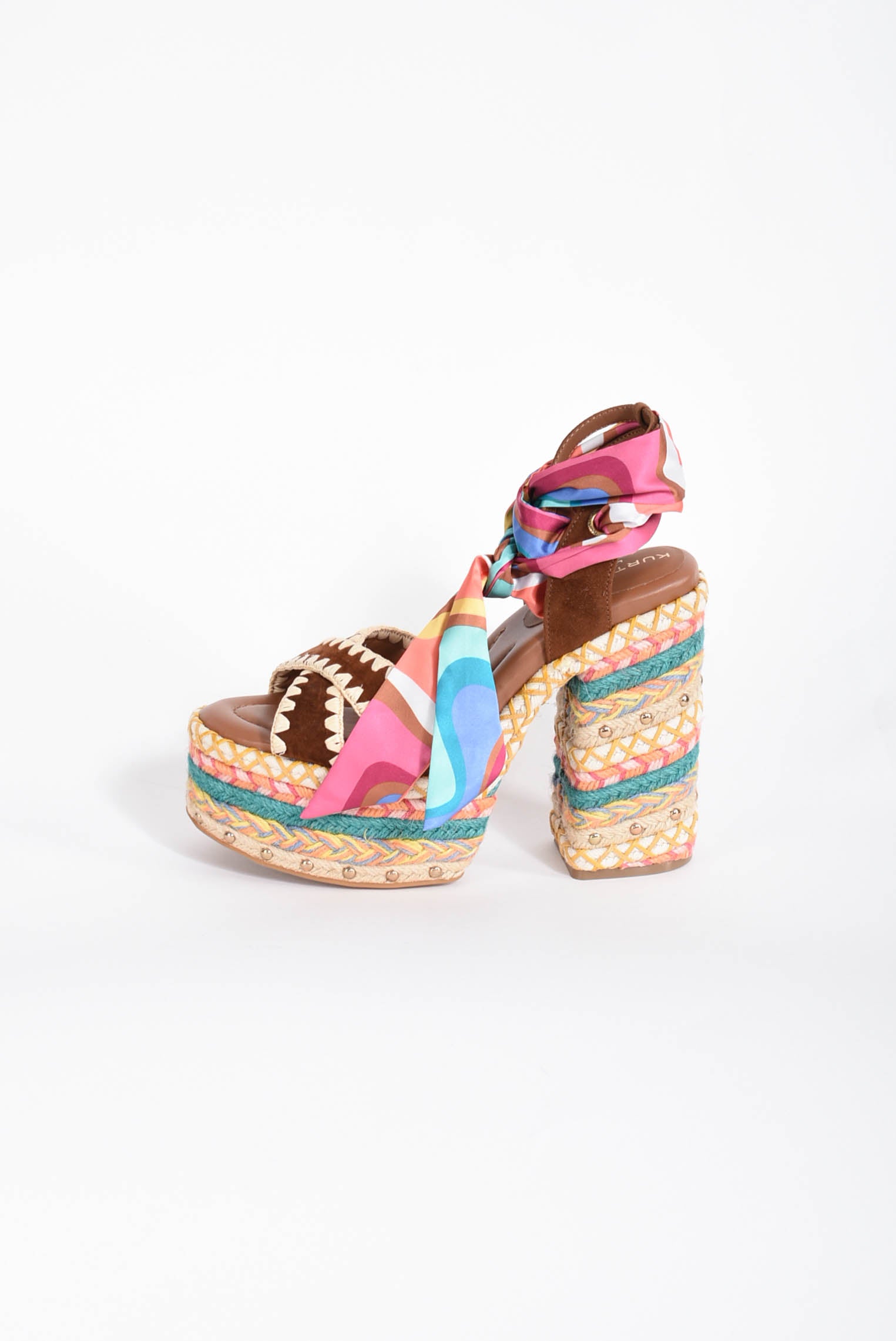 sandali chelsea scarf platform