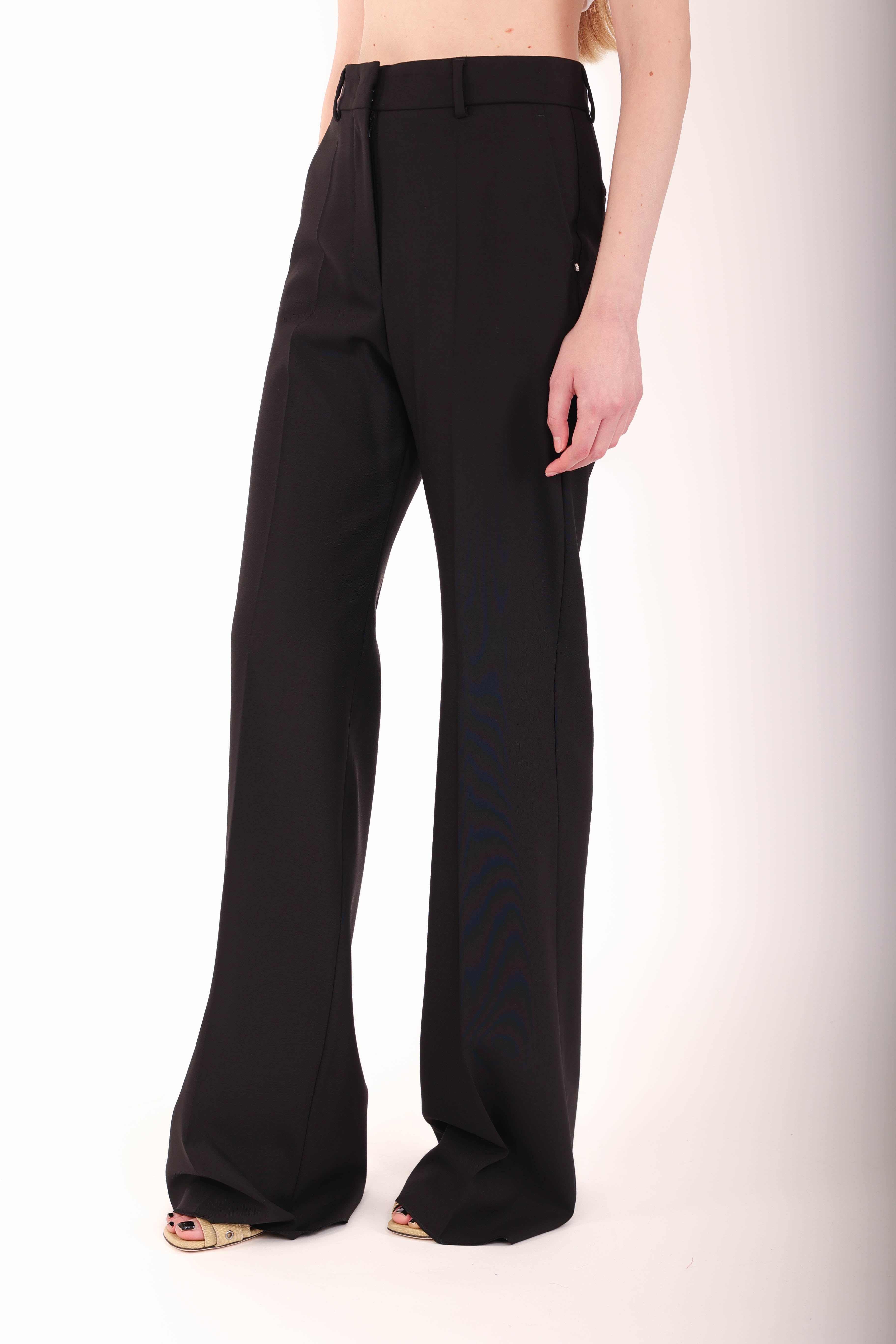 SPORTMAX pantaloni a gamba larga oxalis