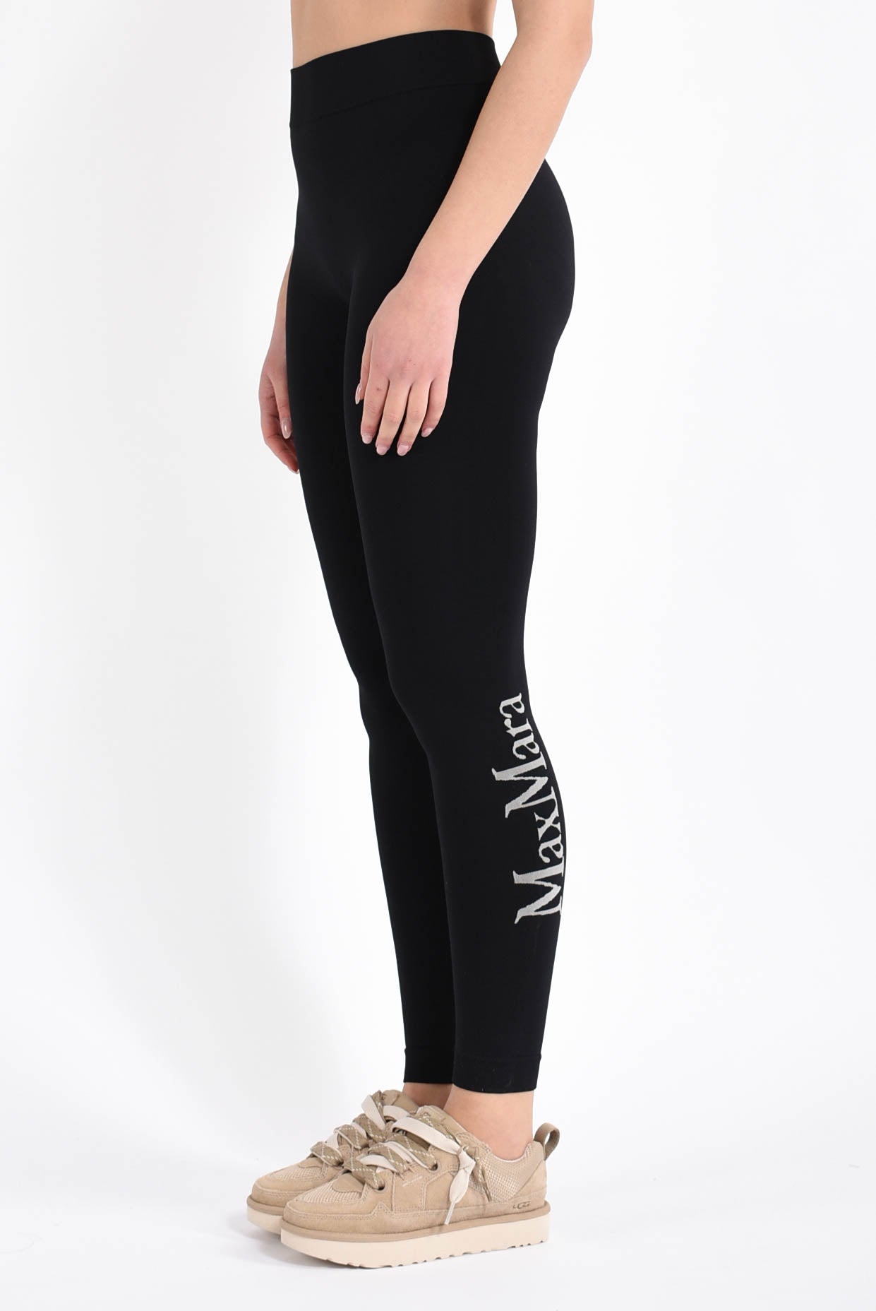 leggings con logo modello basilea