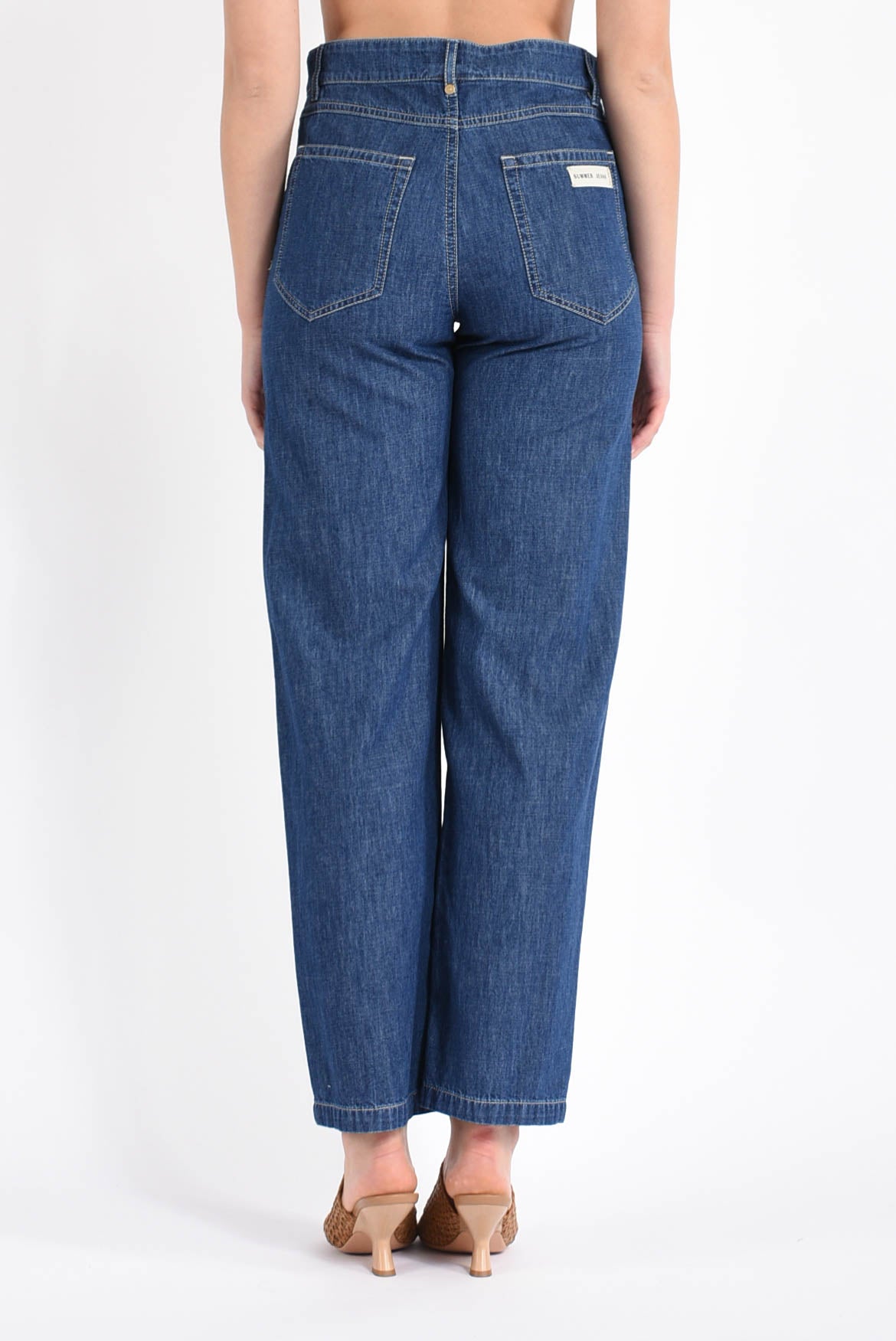 Jeans straight leg modello polly