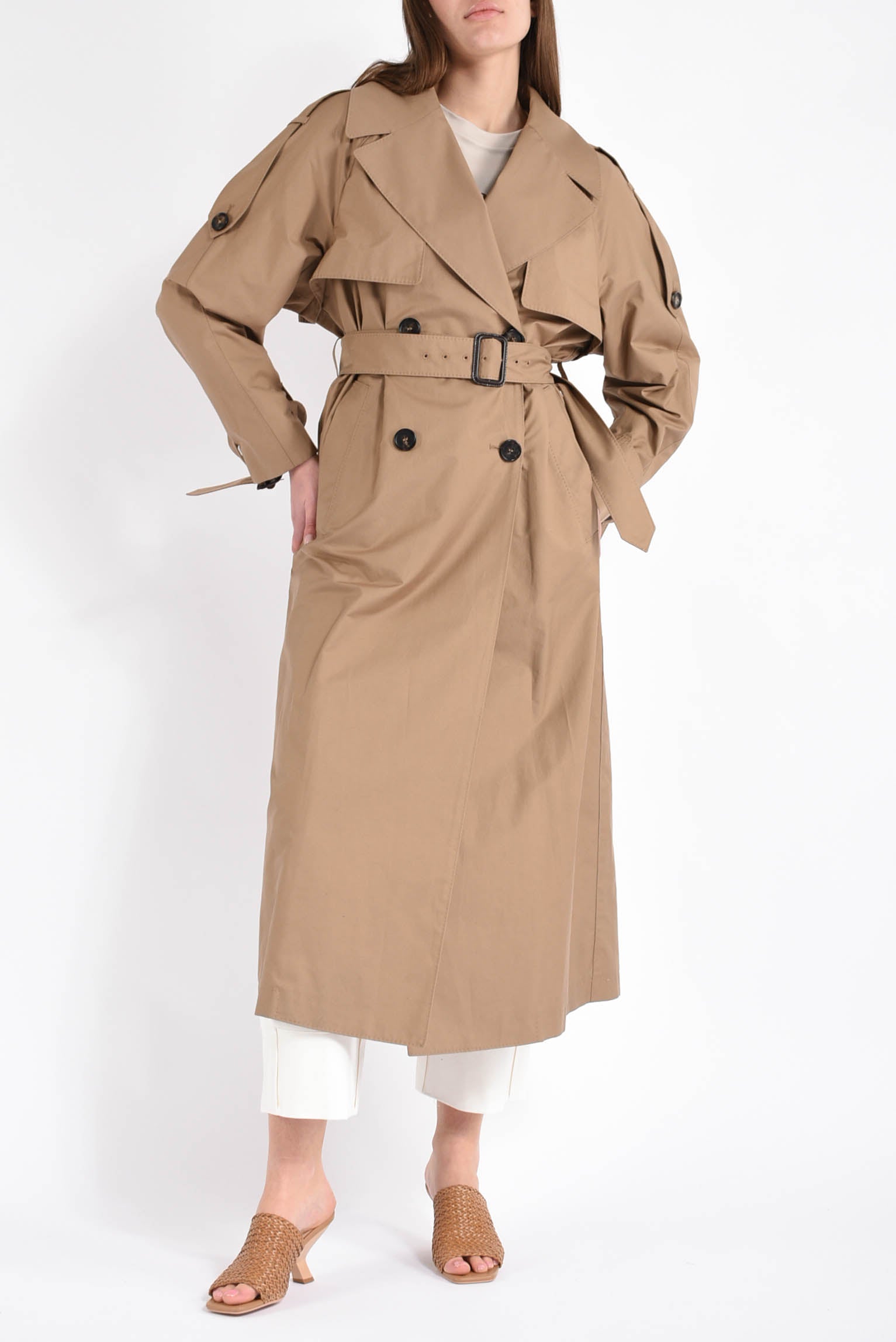 trench over in cotone modello otello