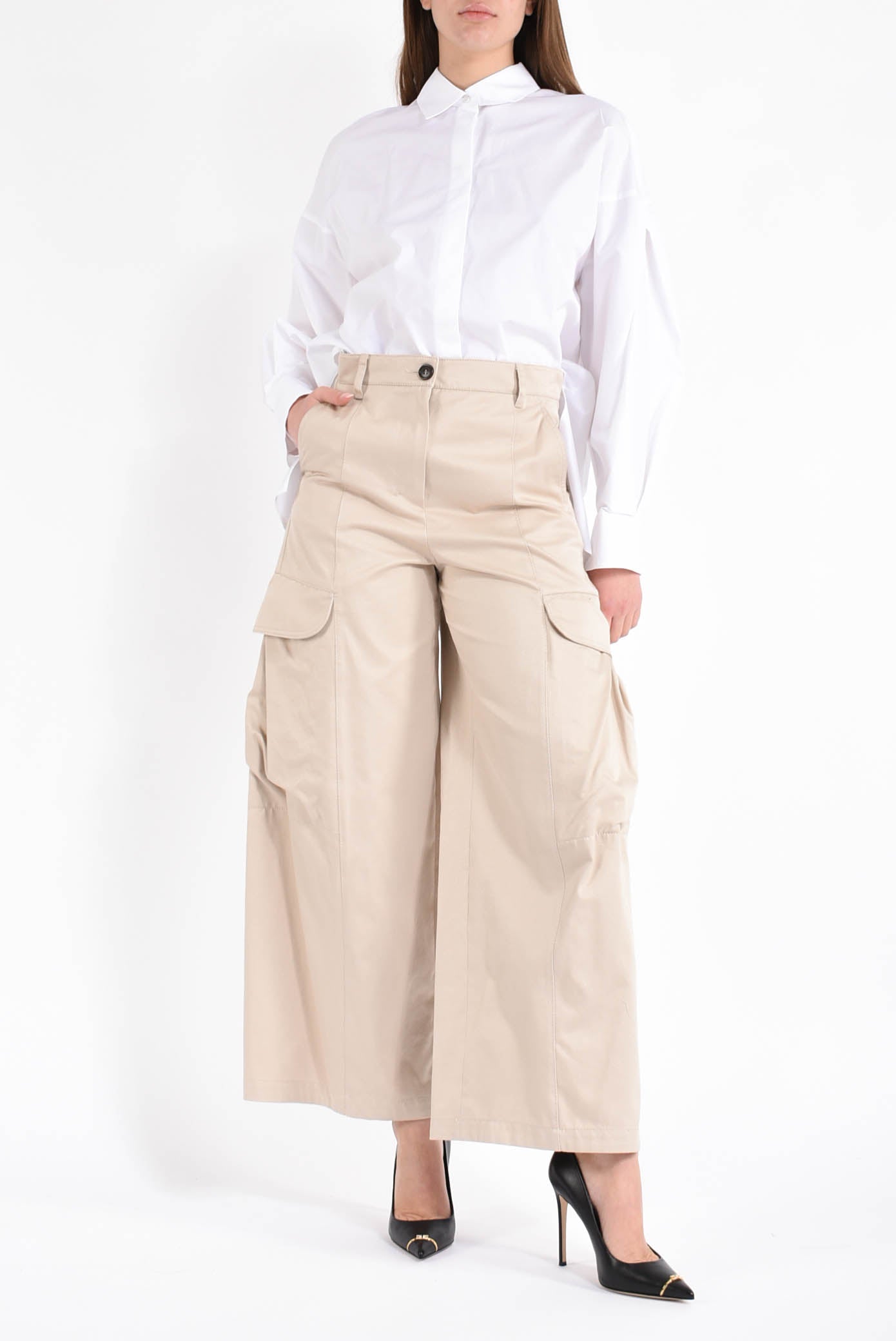 pantaloni cargo modello rosatea