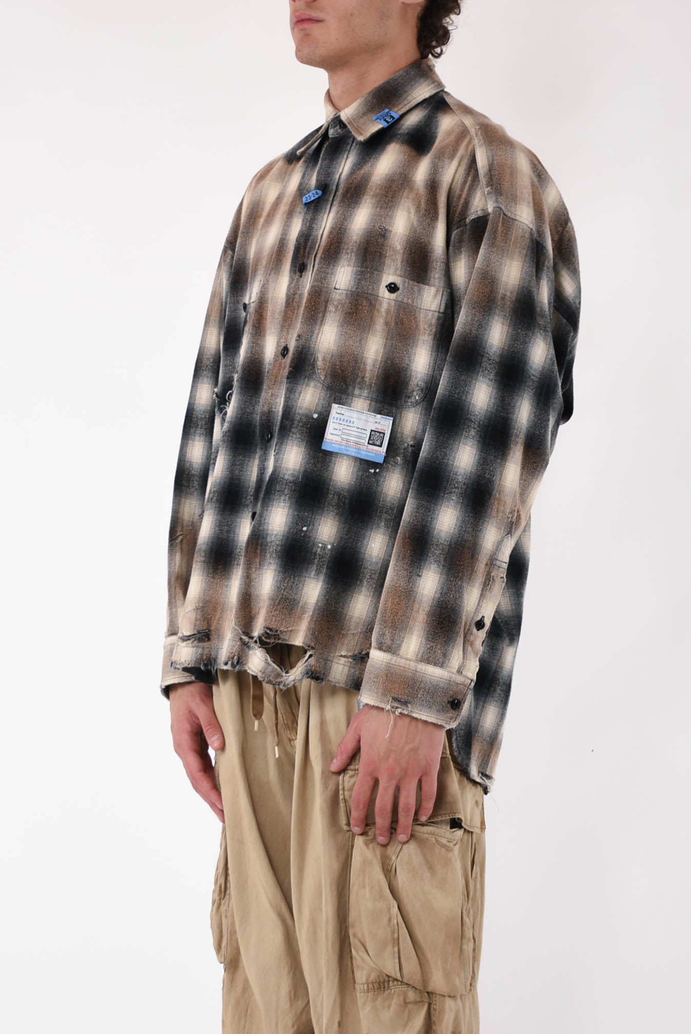 MAISON MIHARA YASUHIRO Camicia check