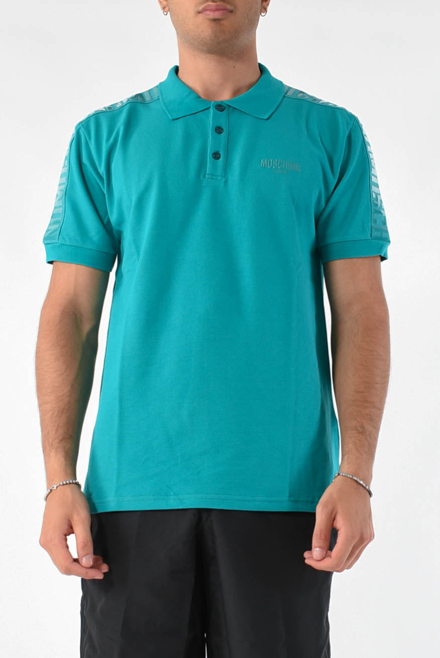 MOSCHINO SWIM Polo in cotone