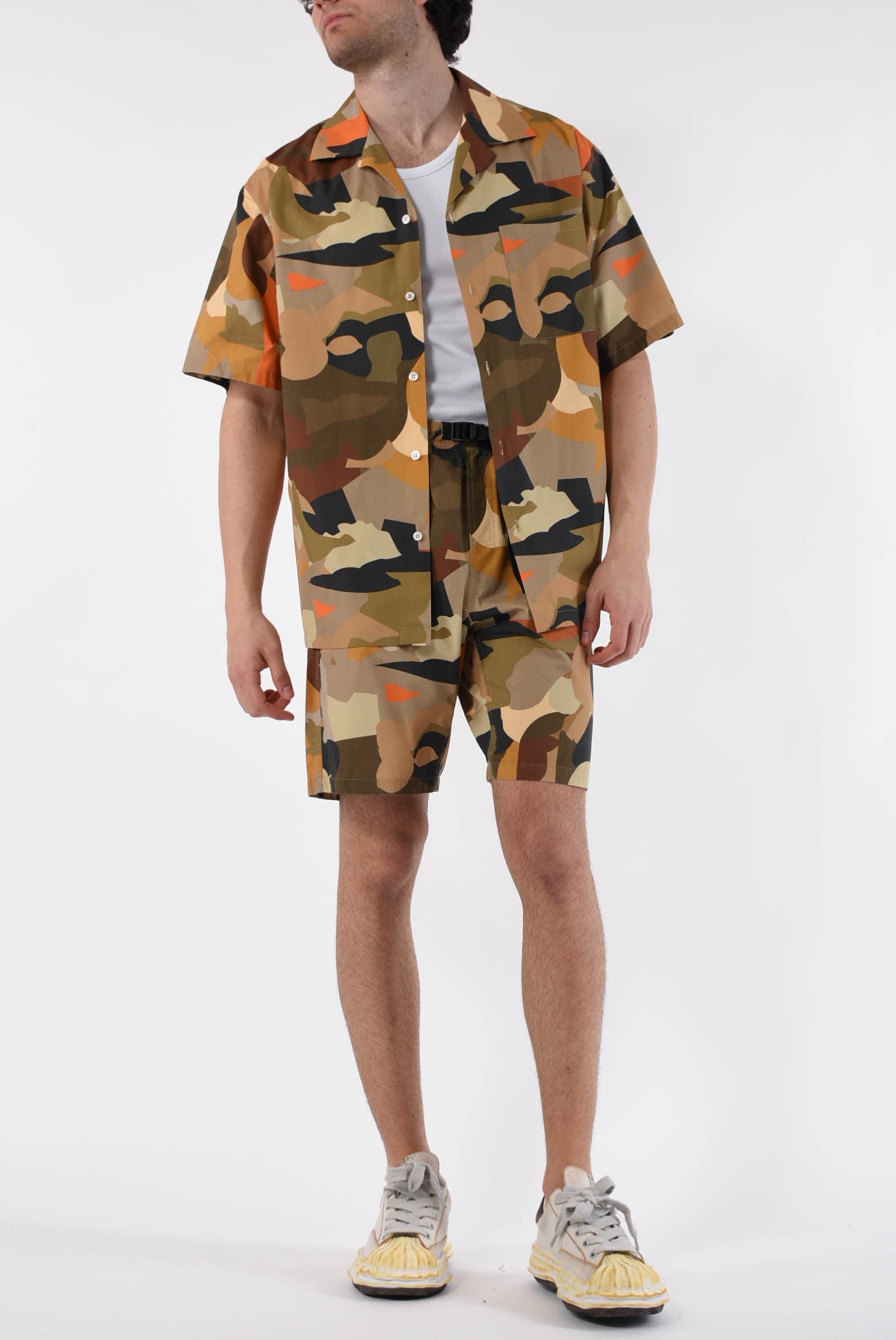 MSGM Bermuda camouflage in cotone