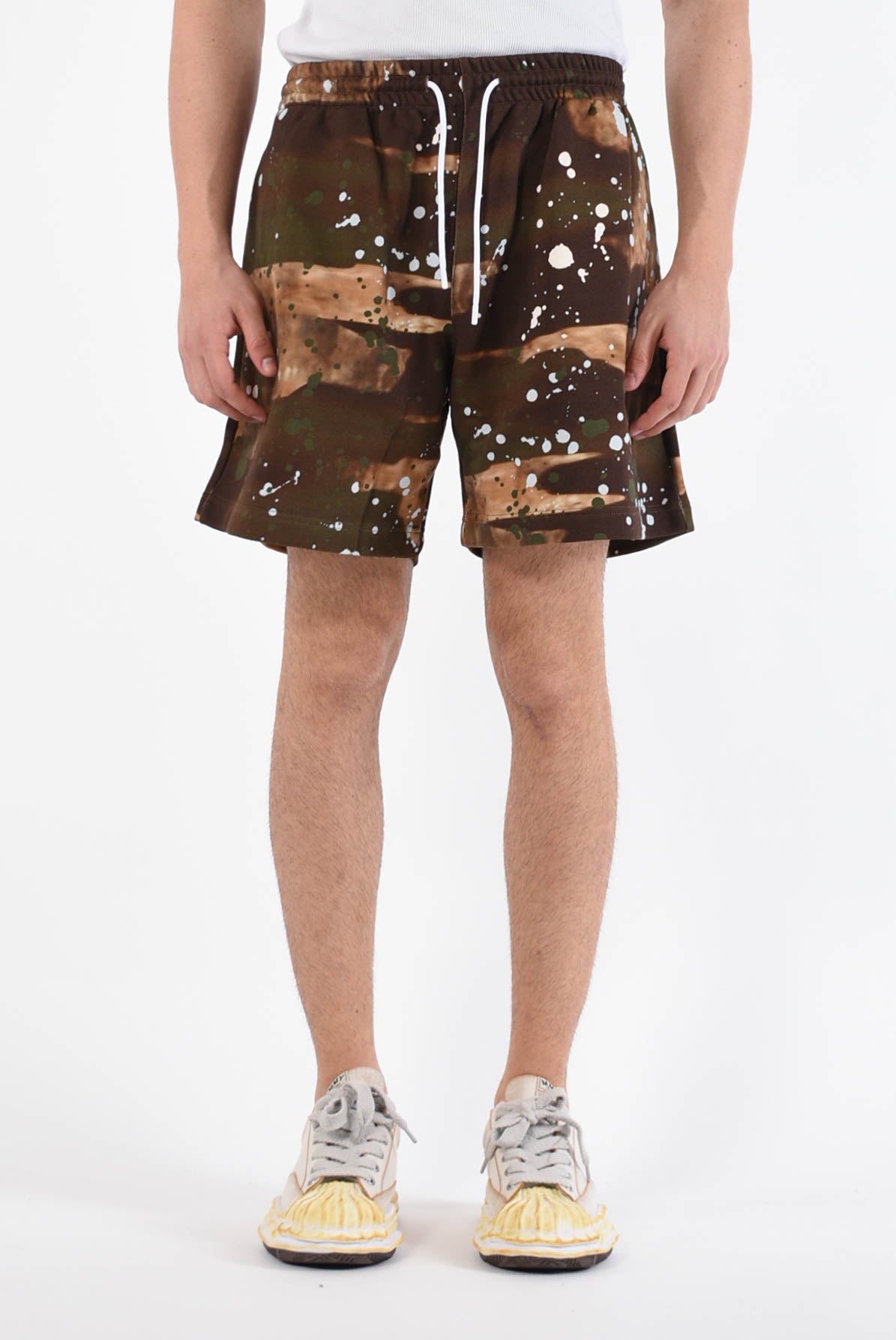 MSGM Bermuda camouflage in cotone