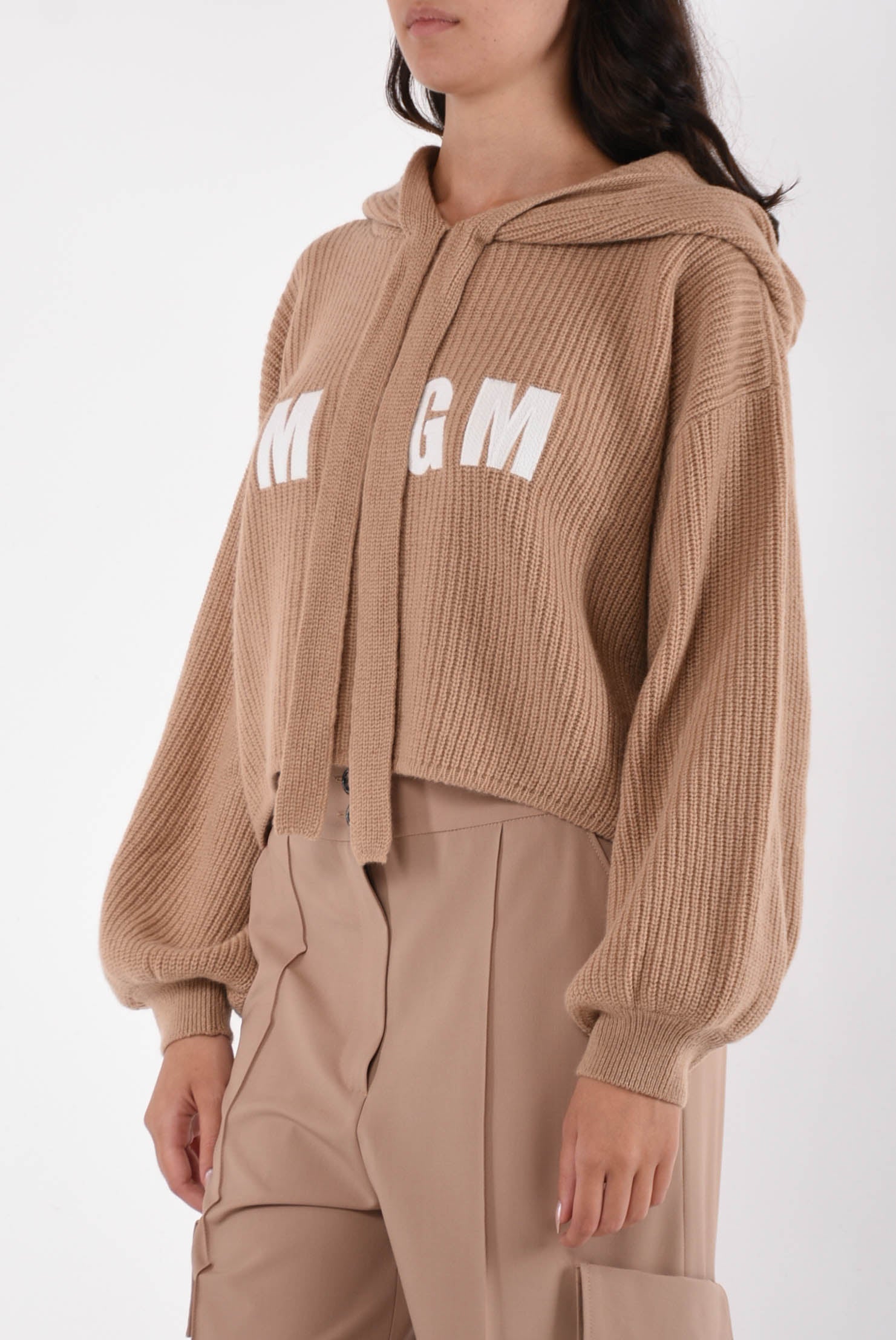 MSGM maglia con cappuccio