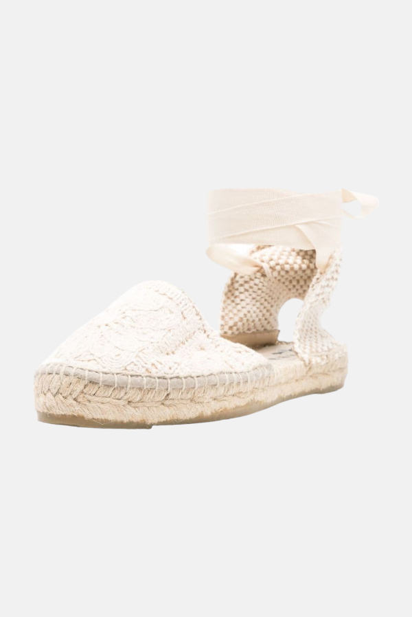 MANEBI espadrillas in cotone macramè