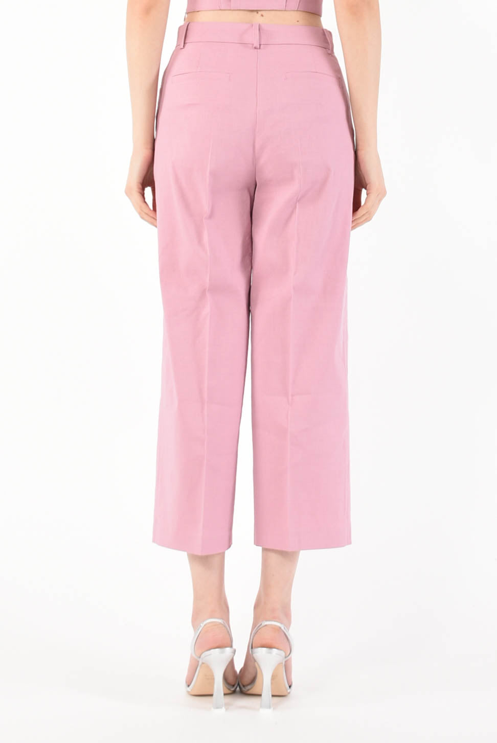 PINKO pantaloni cropped protesilao