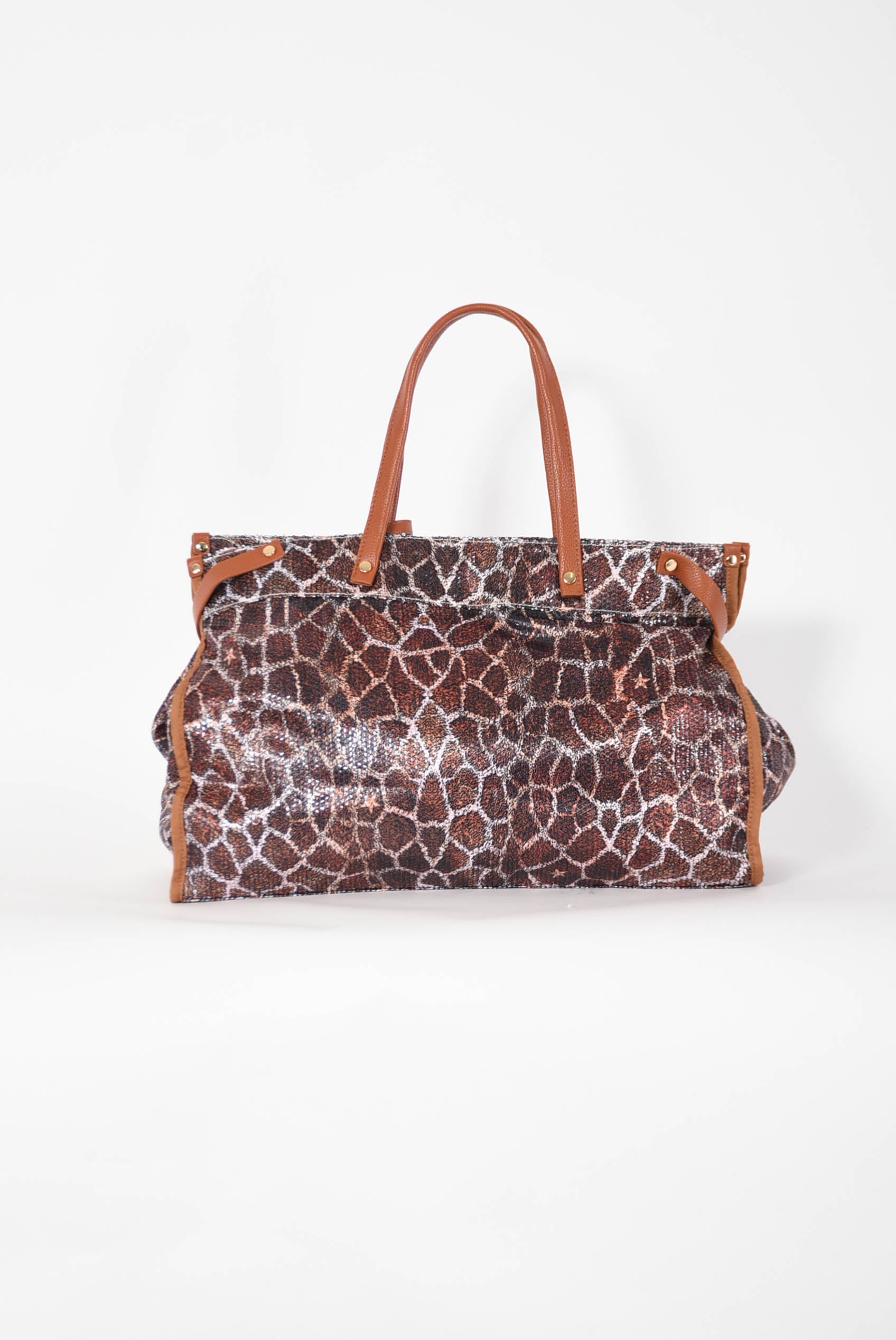 PIN UP borsa shopper stampa giraffa