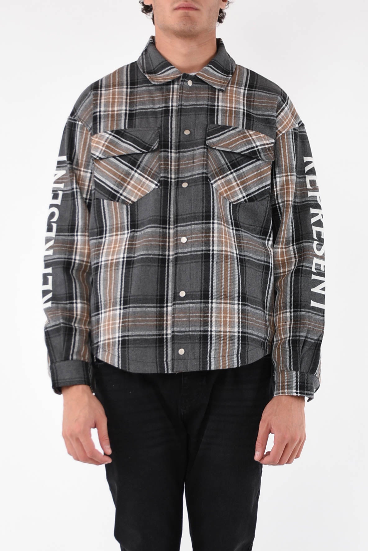 REPRESENT Camicia quilted flannel