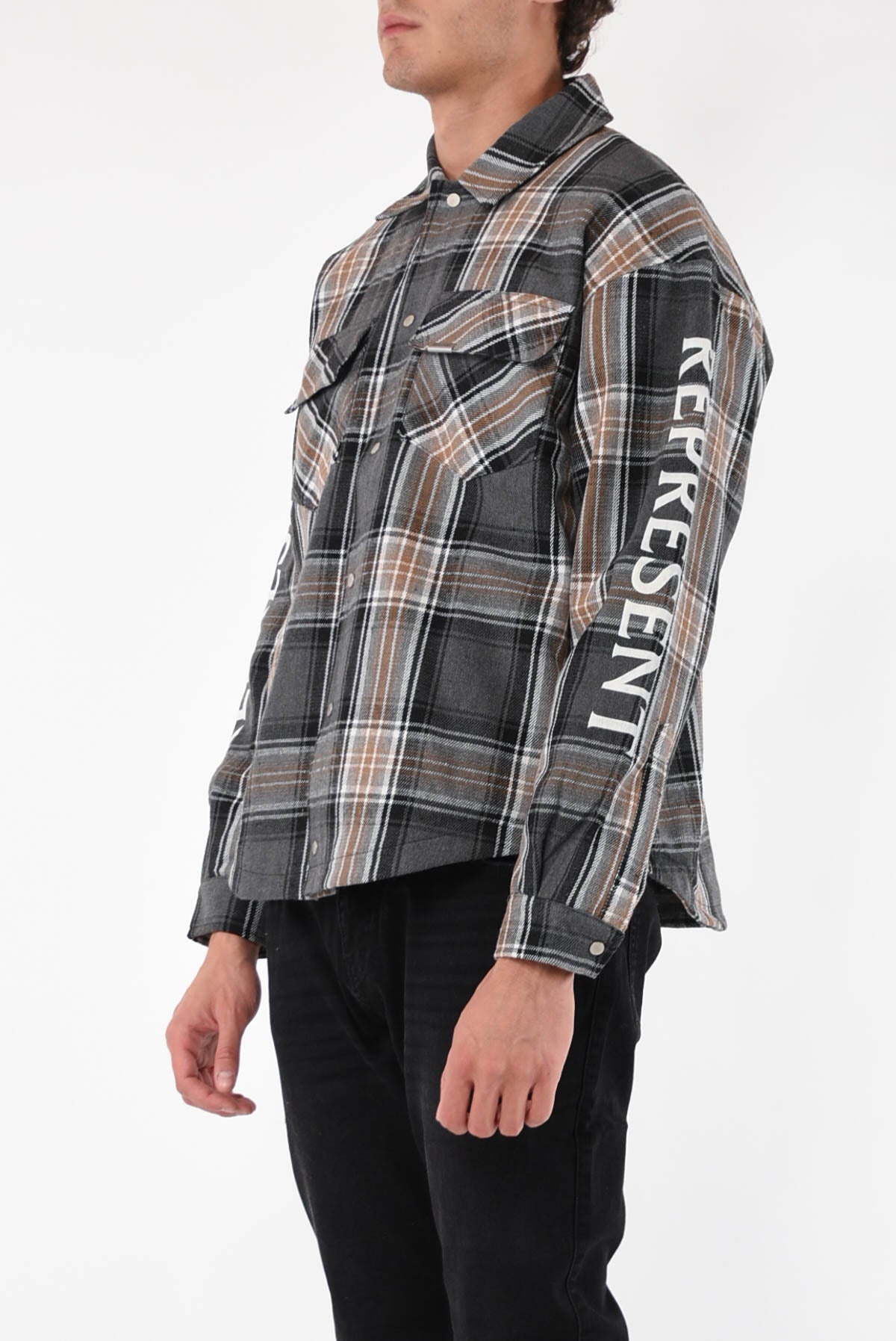 REPRESENT Camicia quilted flannel