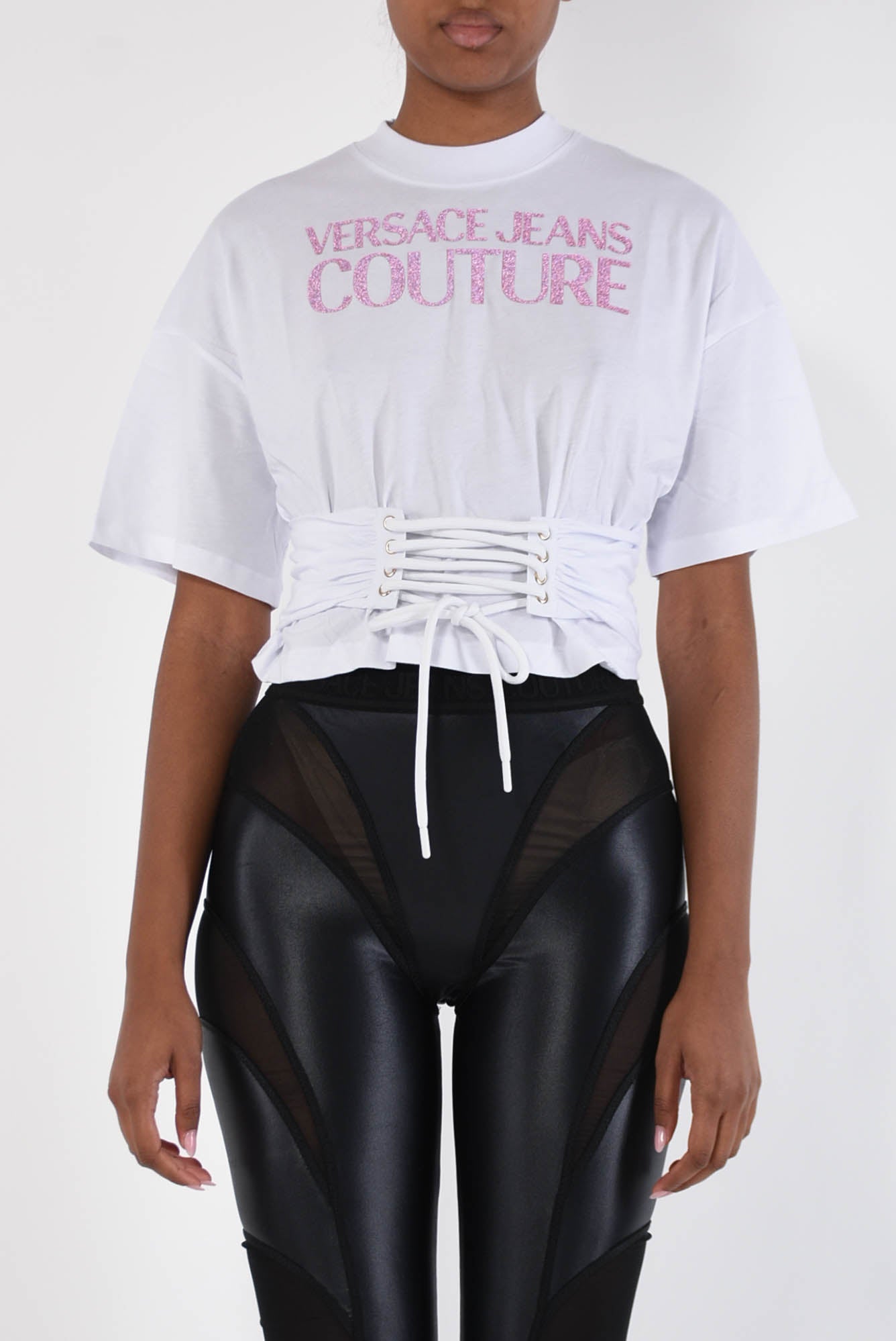 VERSACE JEANS COUTURE t-shirt cropped