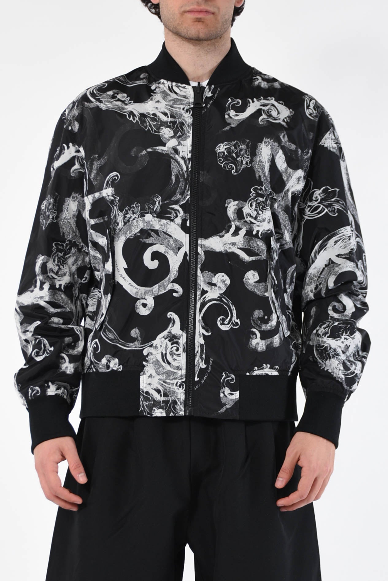 VERSACE JEANS COUTURE Bomber reversibile fantasia