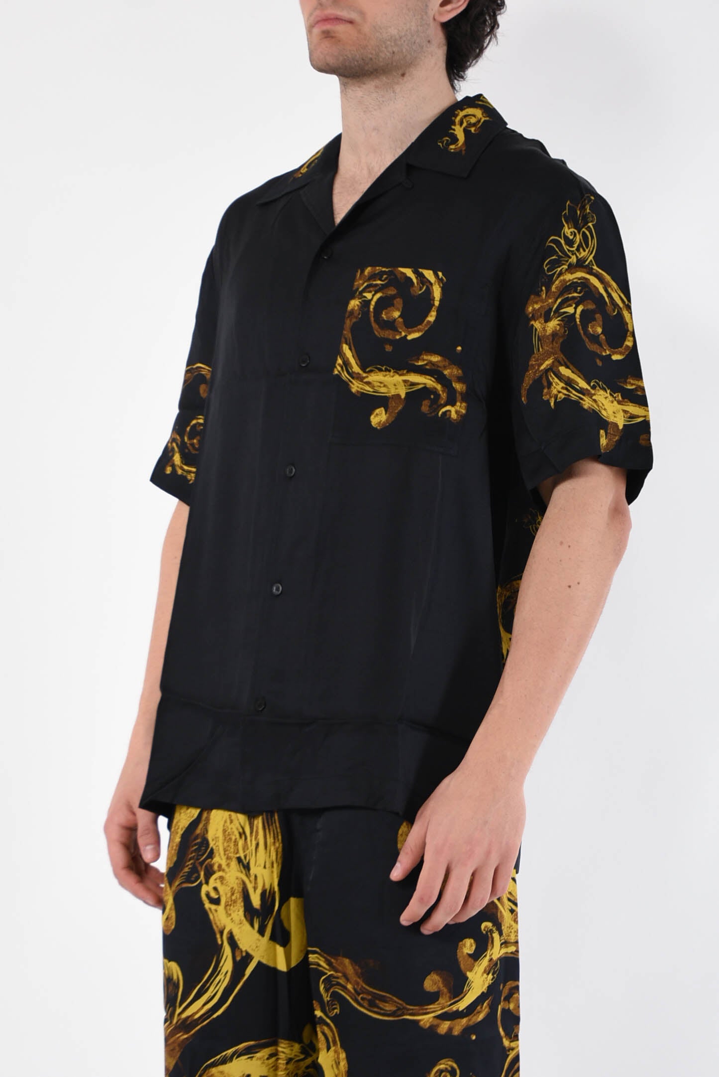 VERSACE JEANS COUTURE Camicia fantasia in viscosa