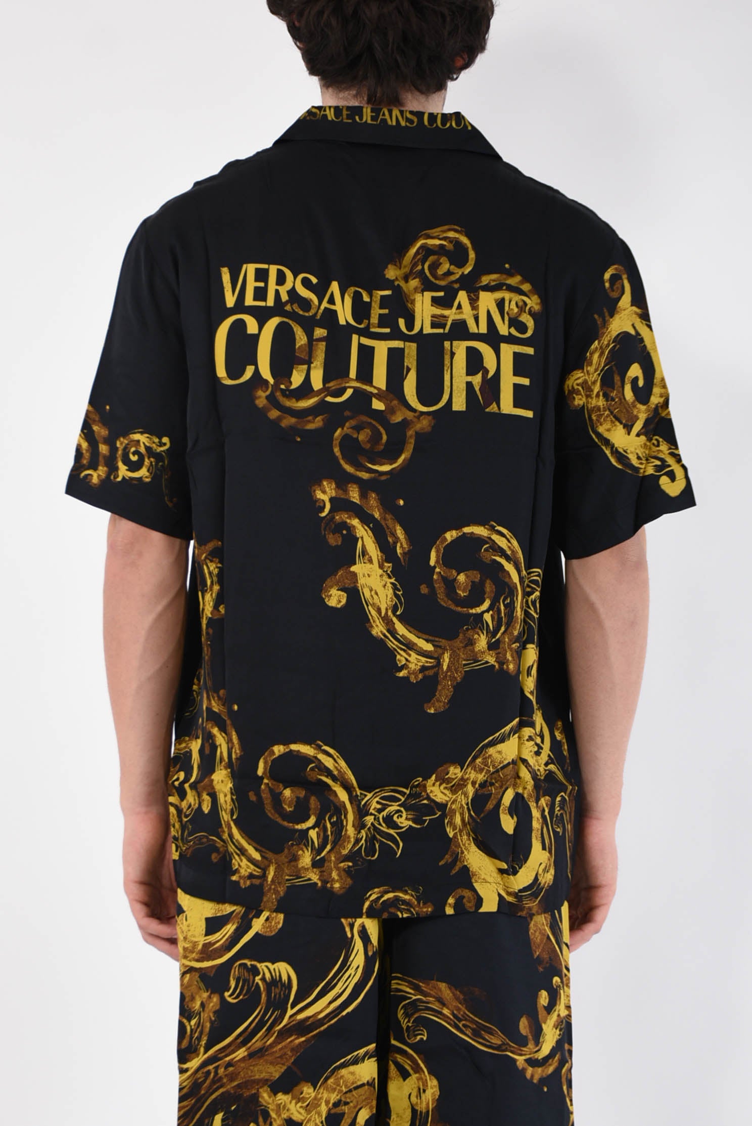 VERSACE JEANS COUTURE Camicia fantasia in viscosa