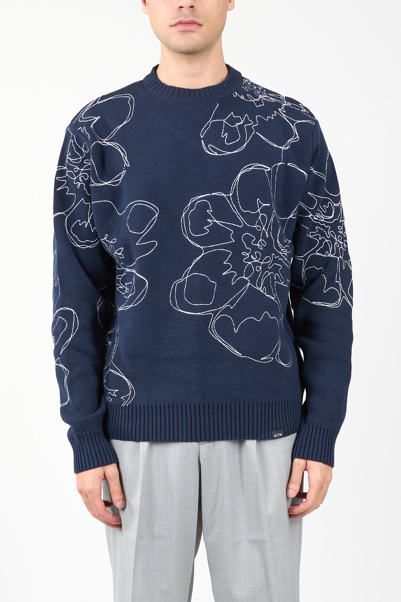 Maglia embroidered flower