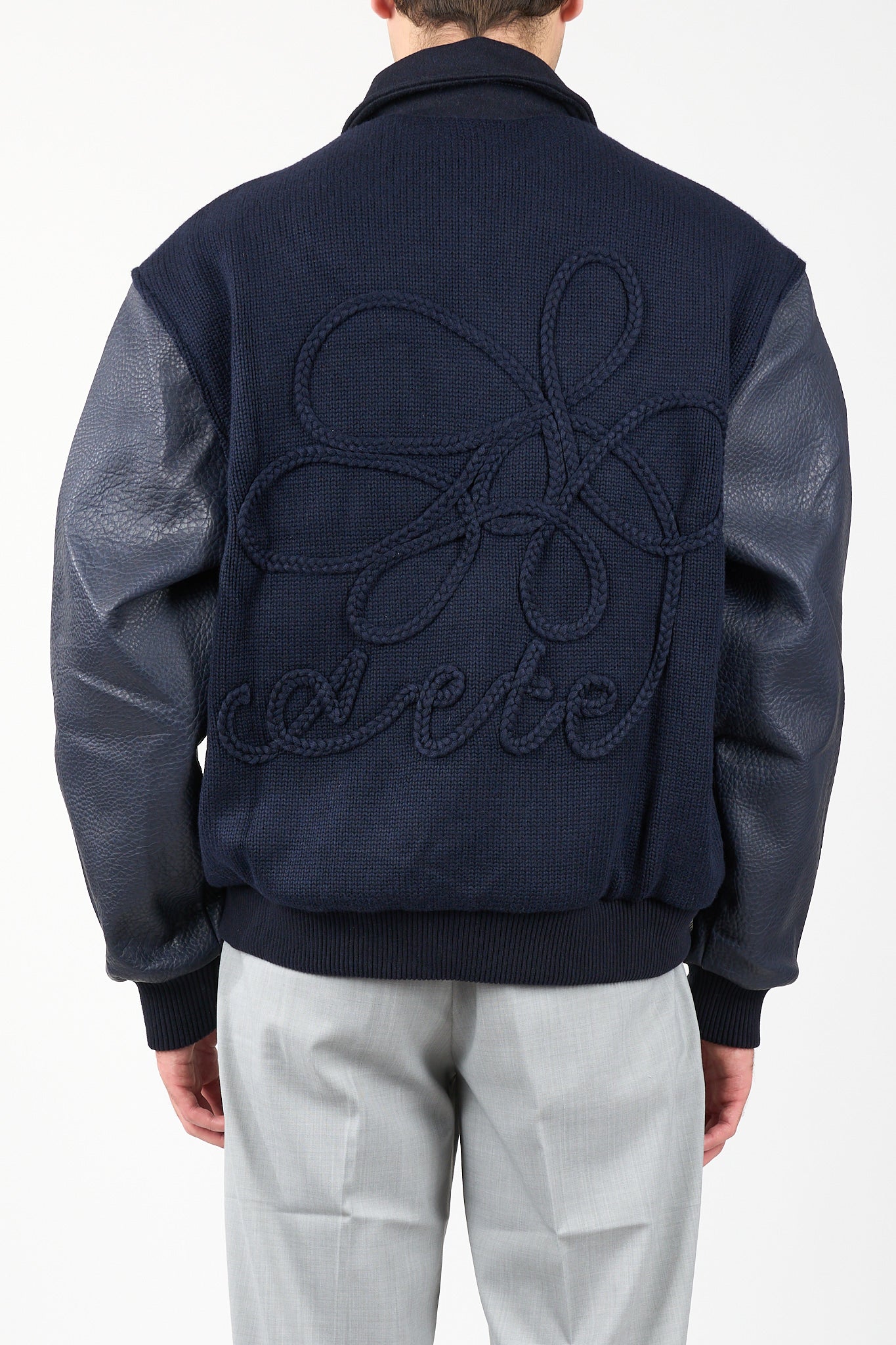 Varsity embroidered flower